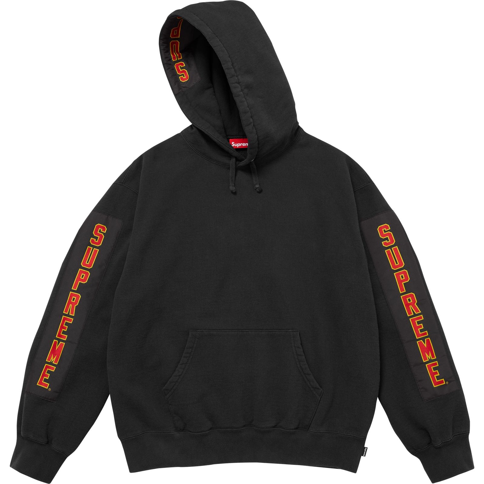 Woven Patches Hooded Sweatshirt