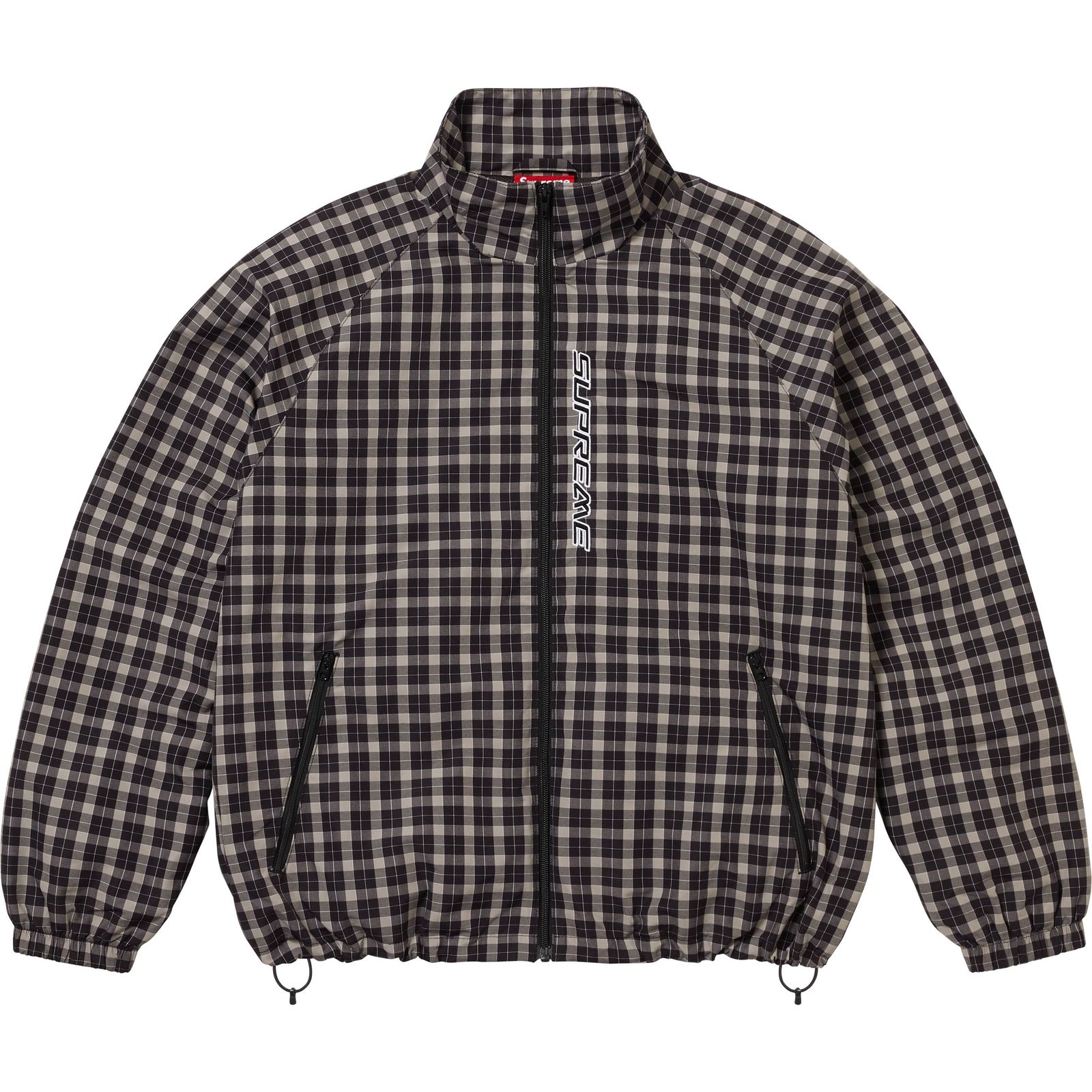 Plaid Track Jacket