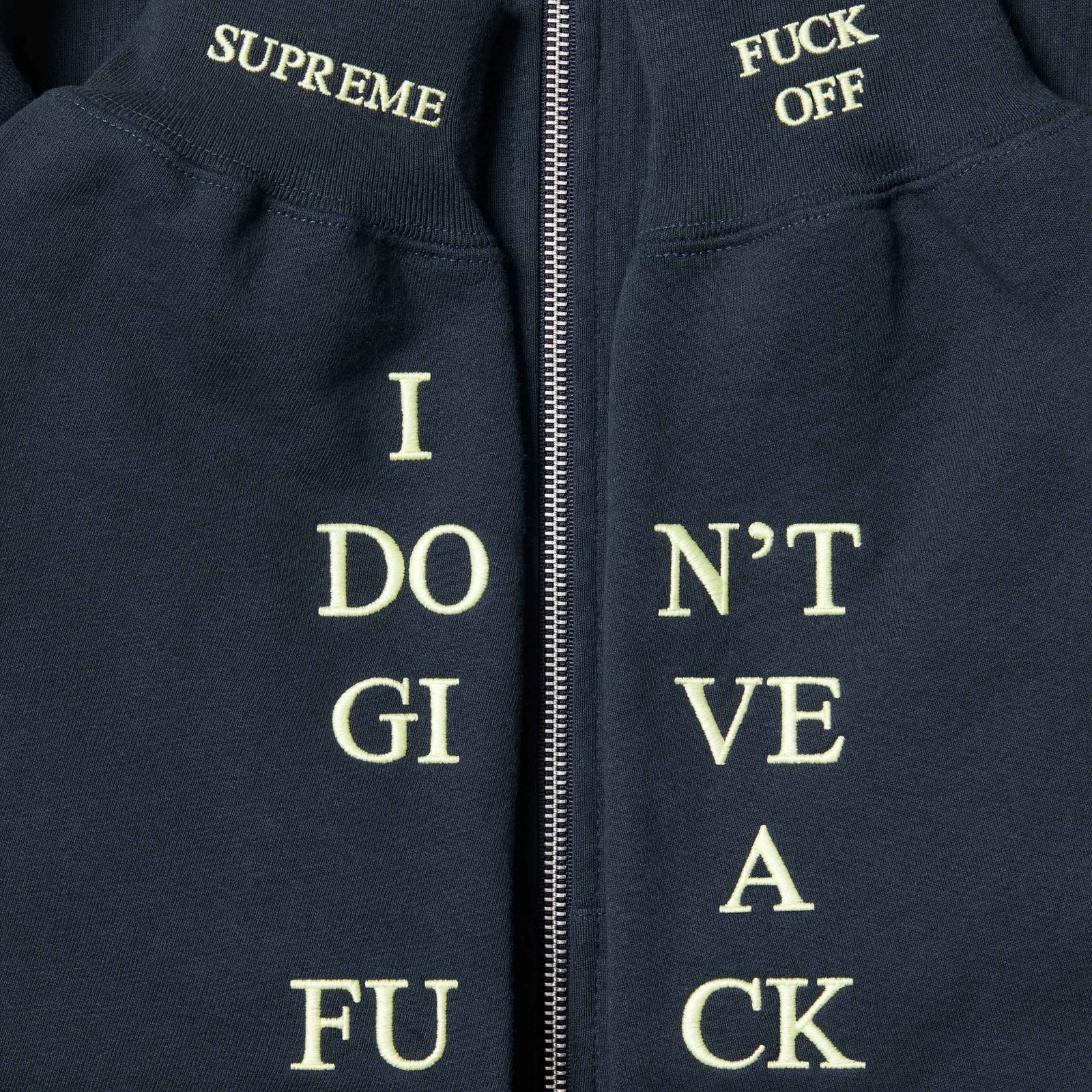 IDGAF Zip Up Hooded Sweatshirt