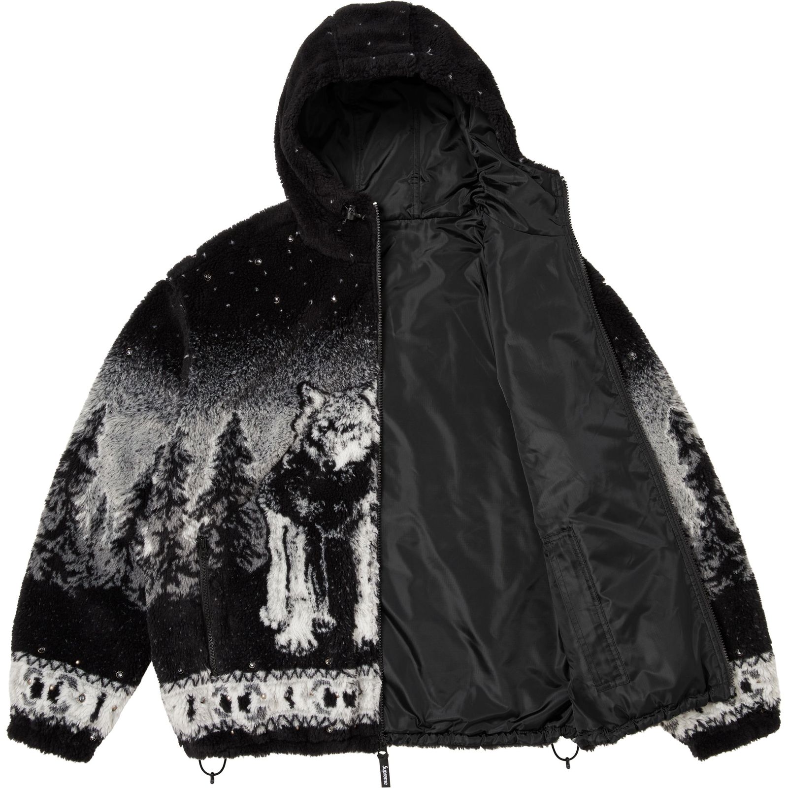 Supreme®/b.b. Simon Reversible Hooded Fleece Jacket