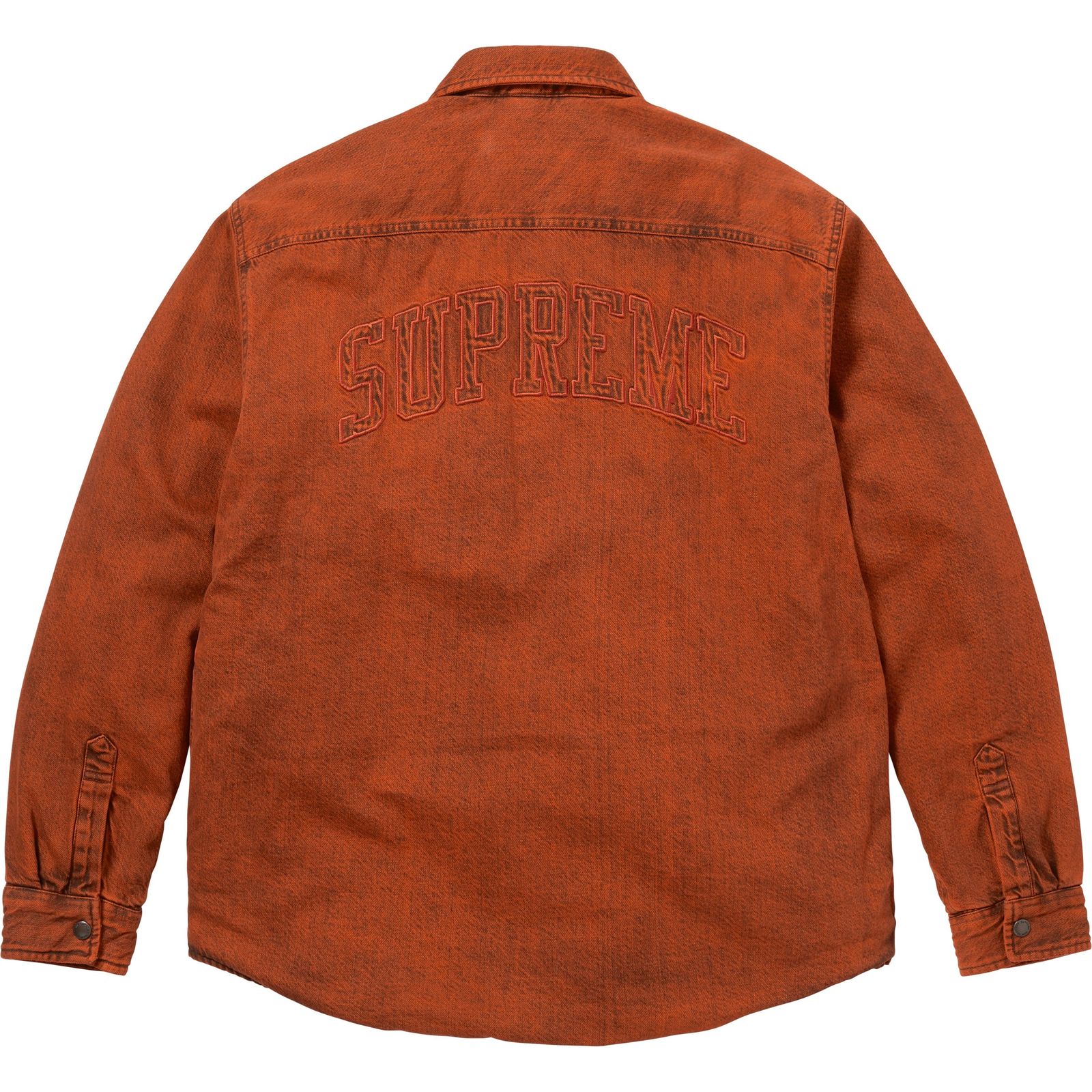 Shearling Lined Denim Work Shirt