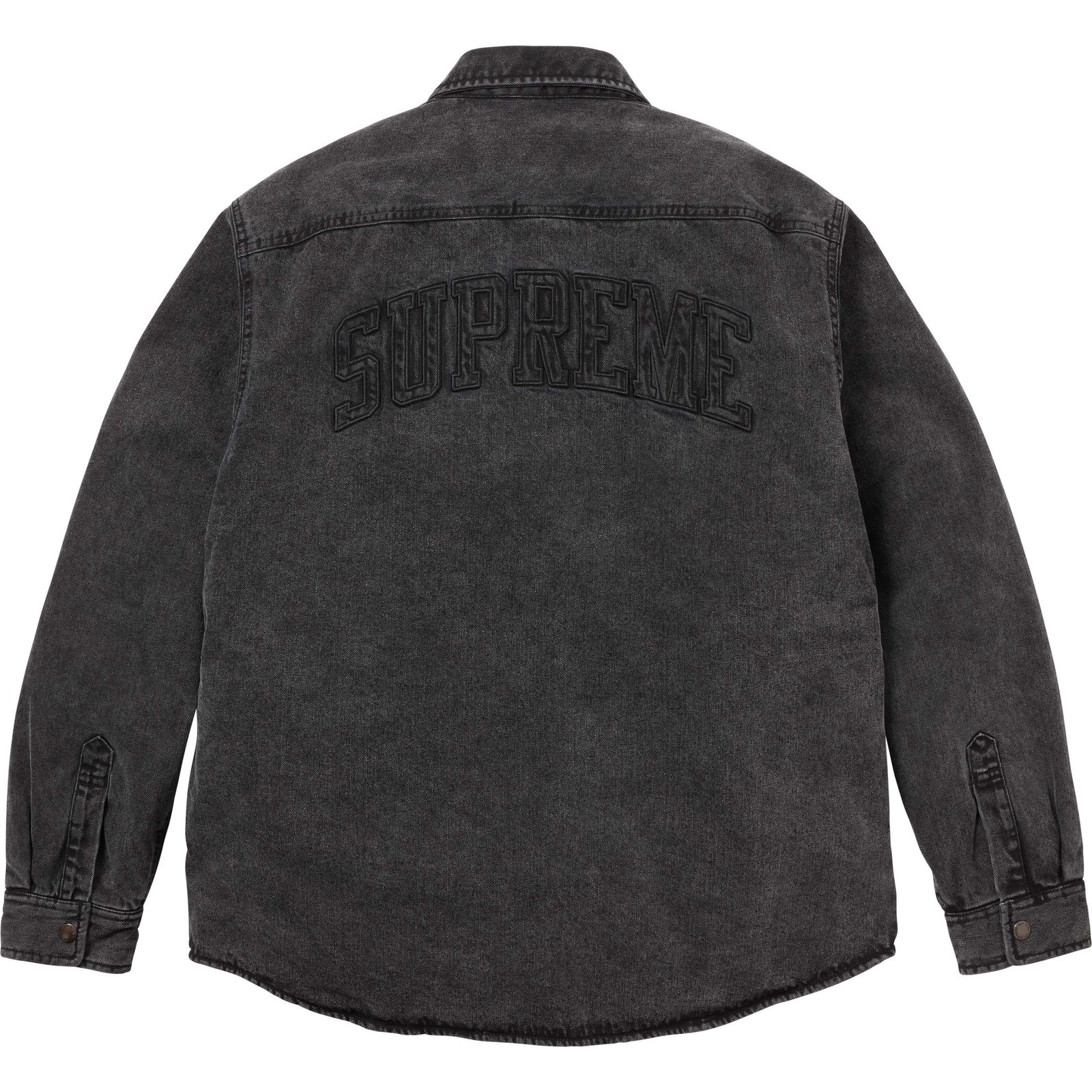 Shearling Lined Denim Work Shirt