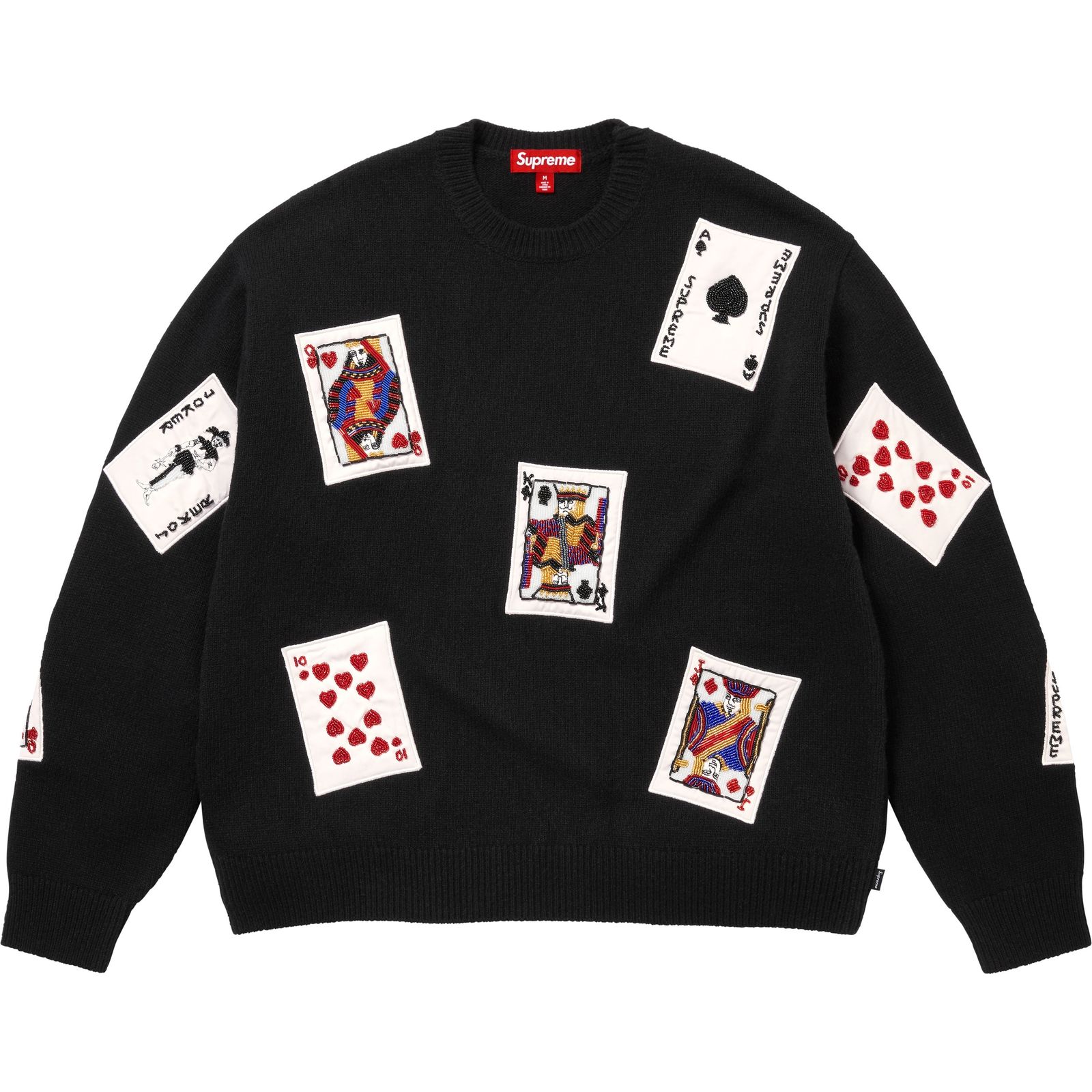 Beaded Cards Sweater