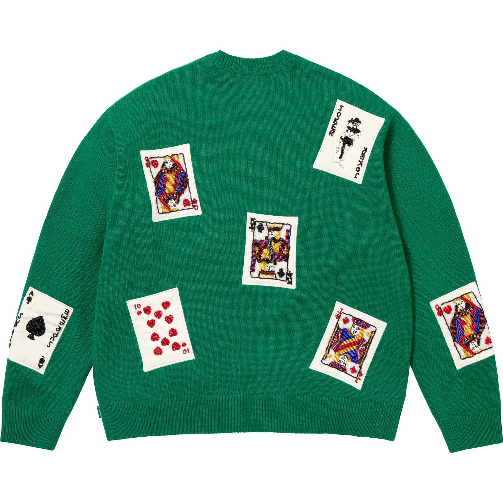 Beaded Cards Sweater