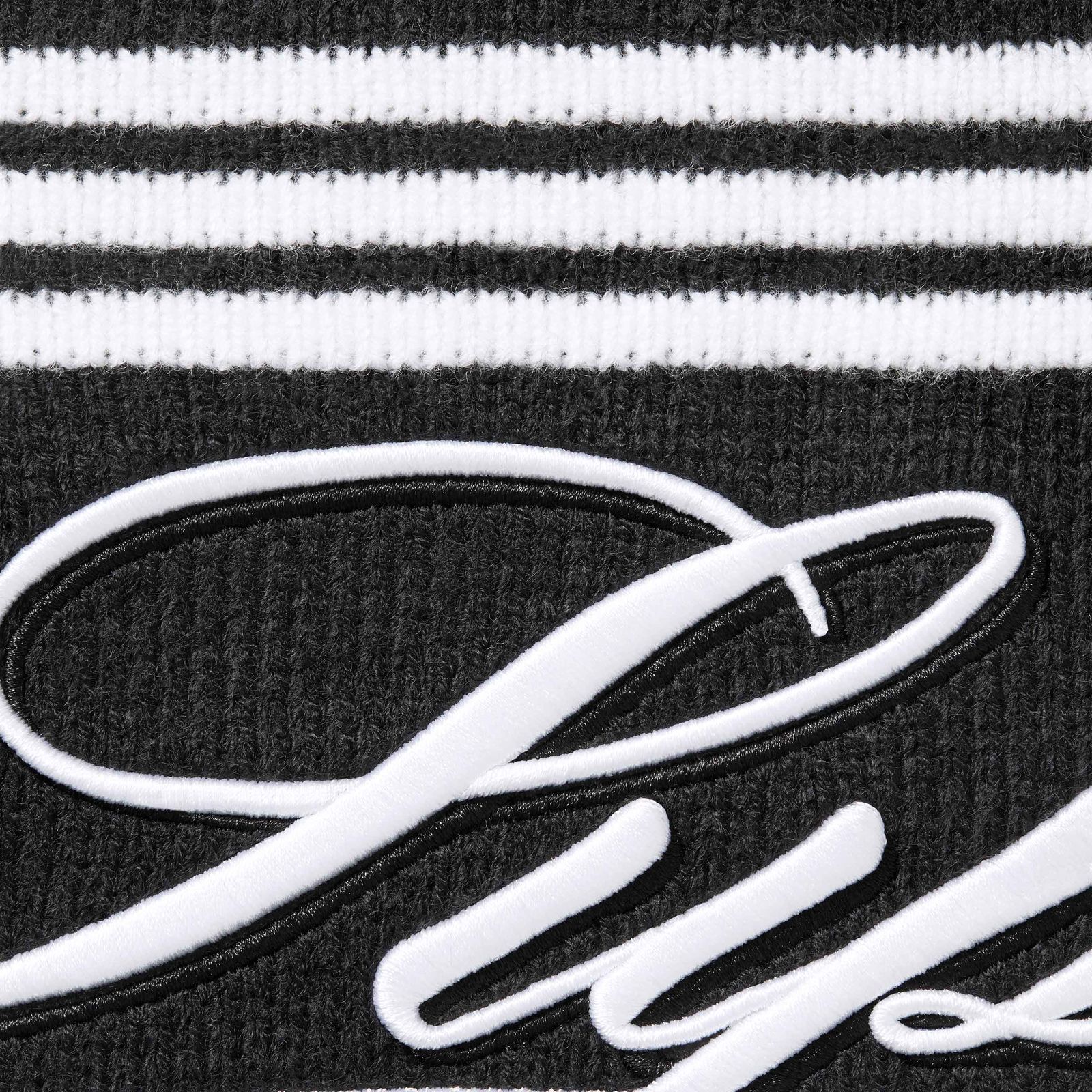 Script Stripe Half Zip Sweater