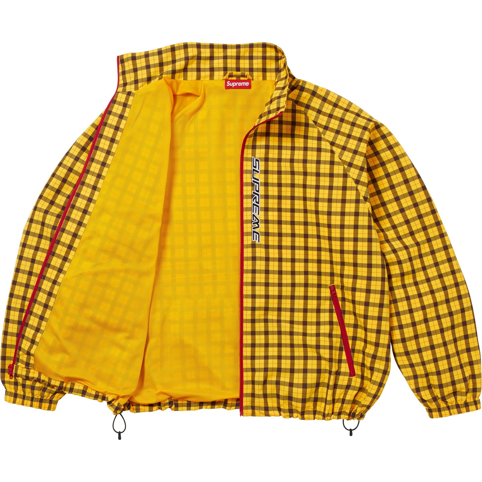 Plaid Track Jacket