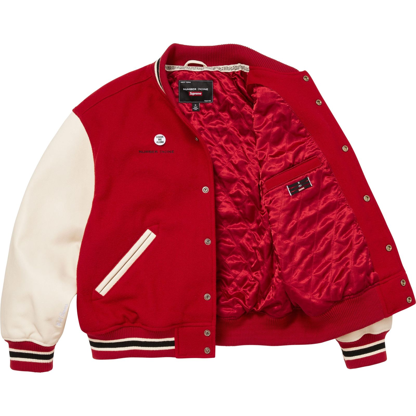 Supreme®/Number (N)ine®/Mickey Mouse Varsity Jacket