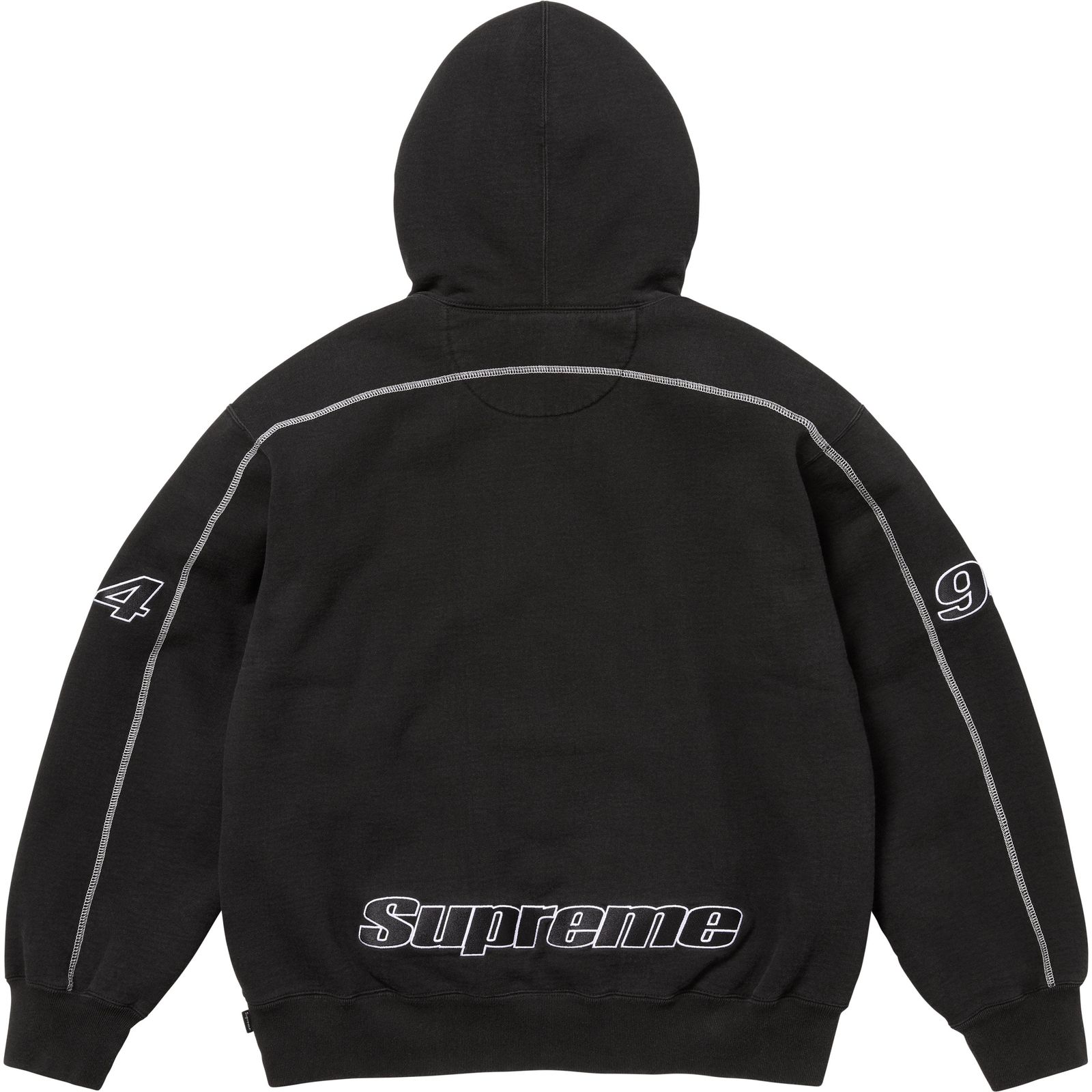 Overlock Hooded Sweatshirt