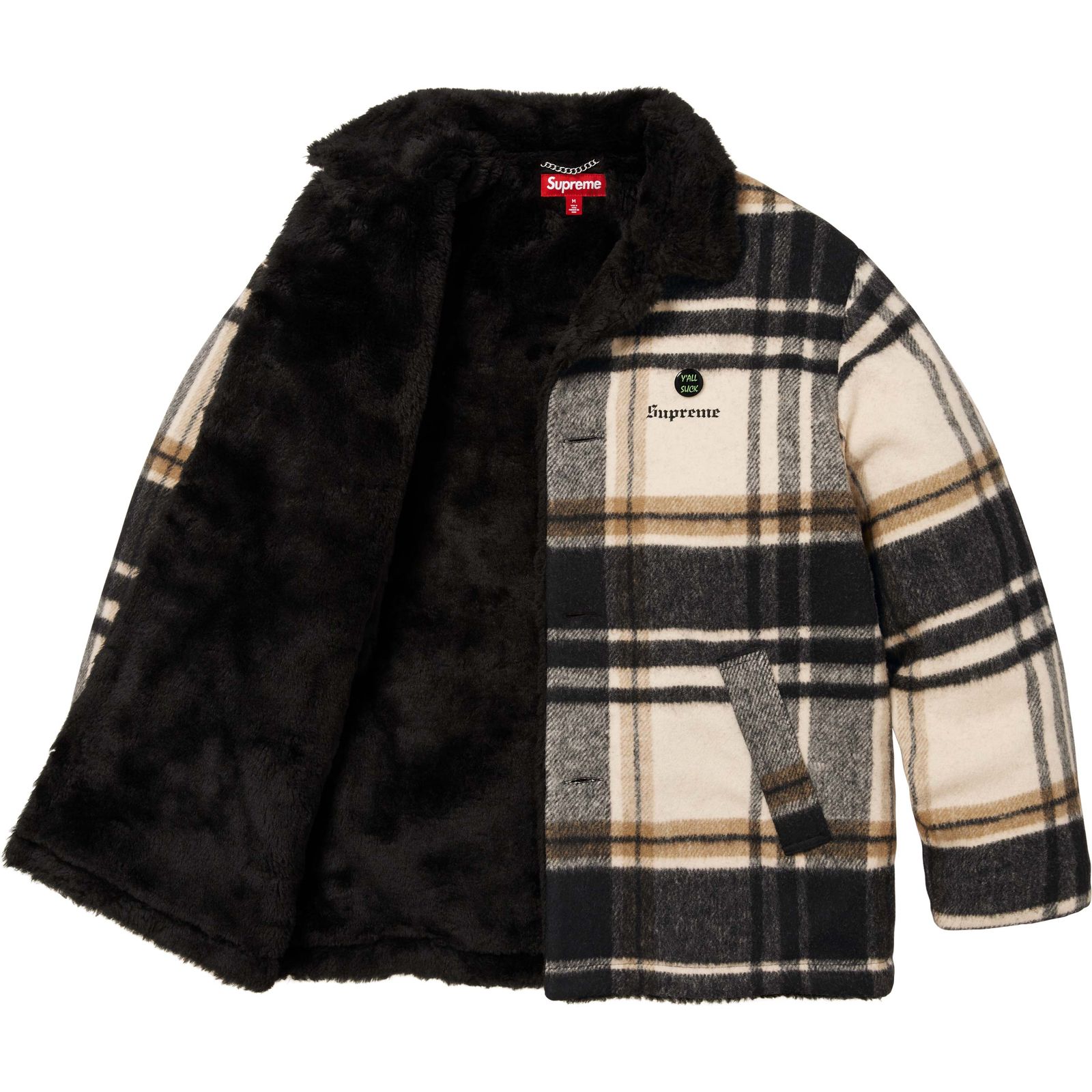 Plaid Car Coat