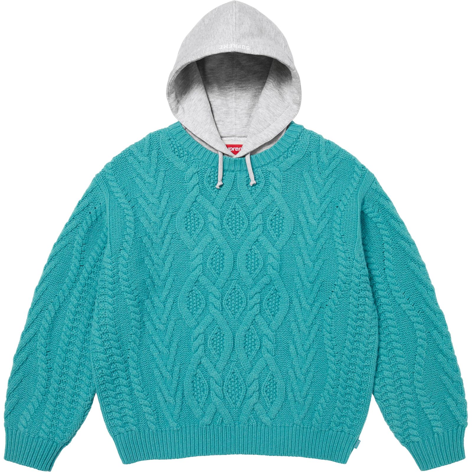 Cable Hooded Sweater