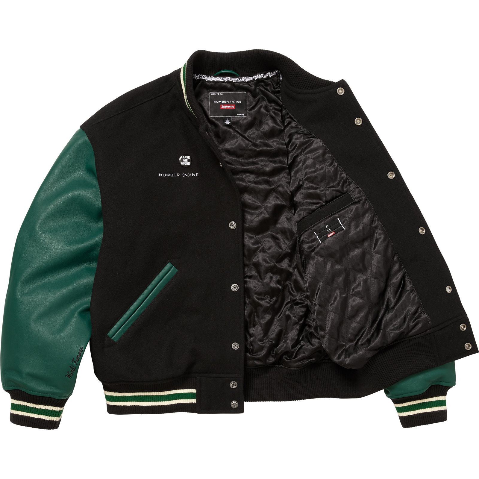 Supreme®/Number (N)ine®/Mickey Mouse Varsity Jacket