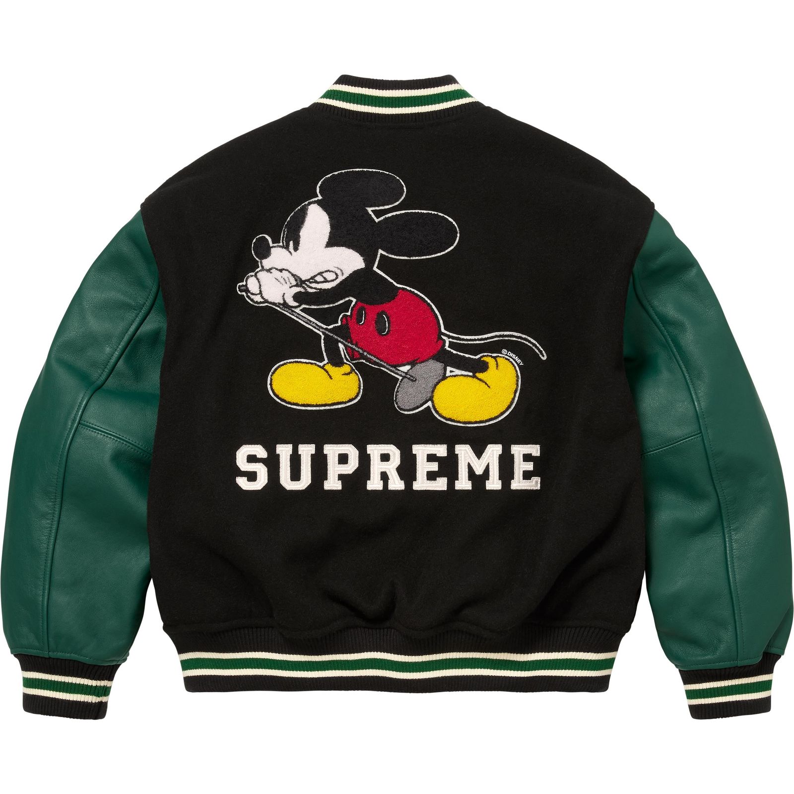 Supreme®/Number (N)ine®/Mickey Mouse Varsity Jacket