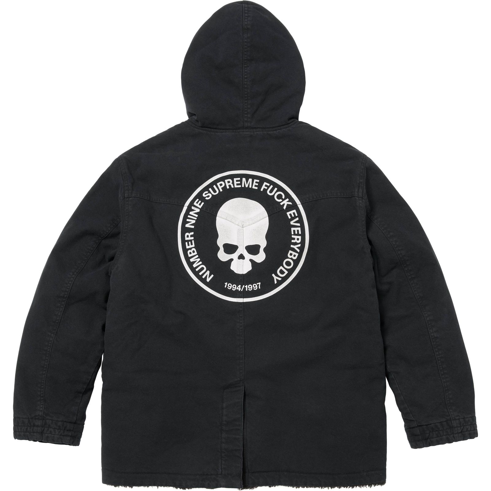 Supreme®/Number (N)ine® Faux Shearling Hooded Coat