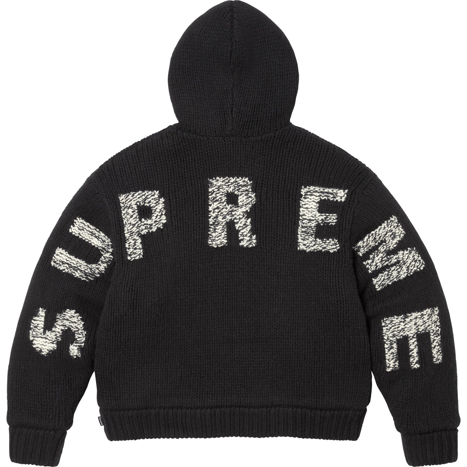 Faux Shearling Lined Zip Up Hooded Sweater