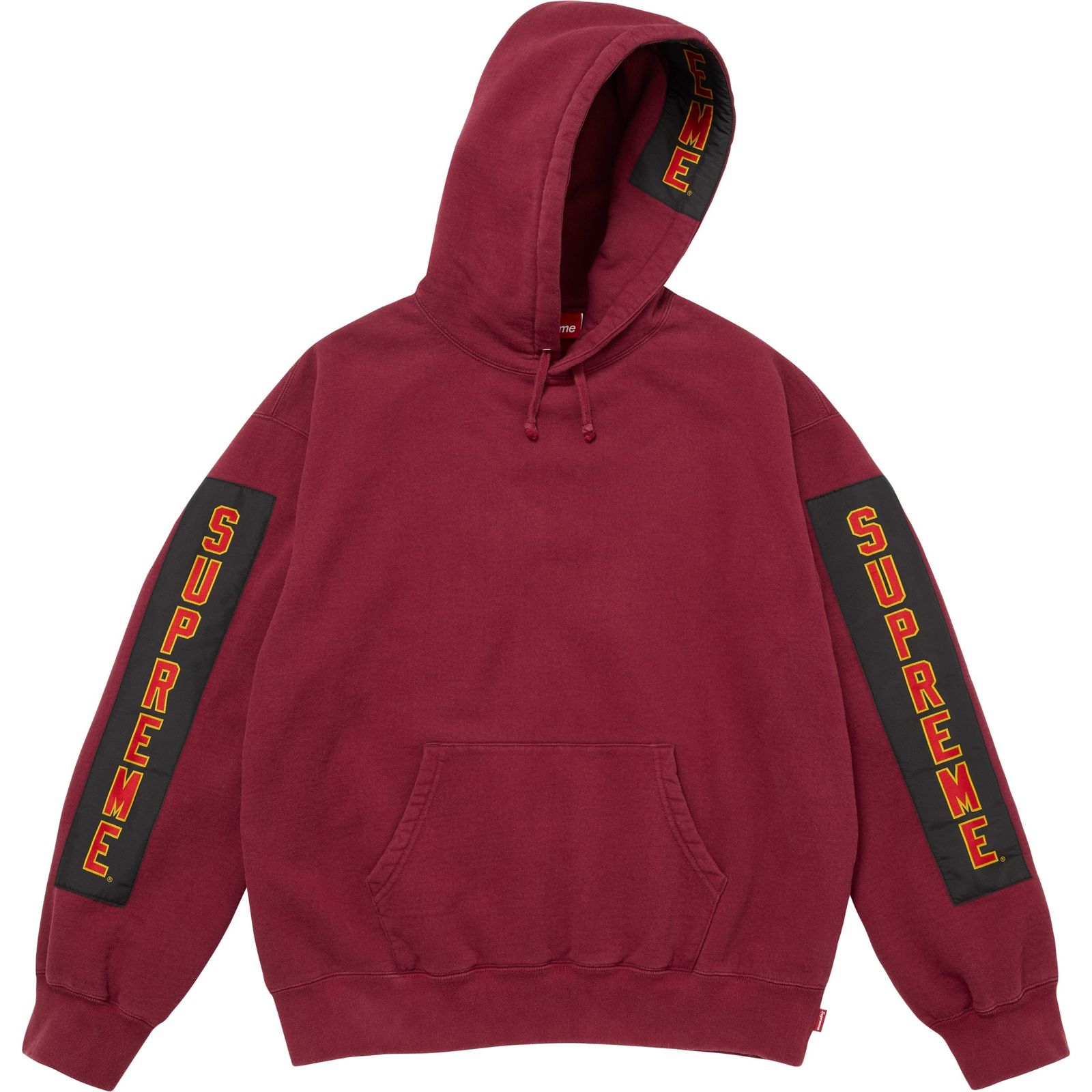 Woven Patches Hooded Sweatshirt