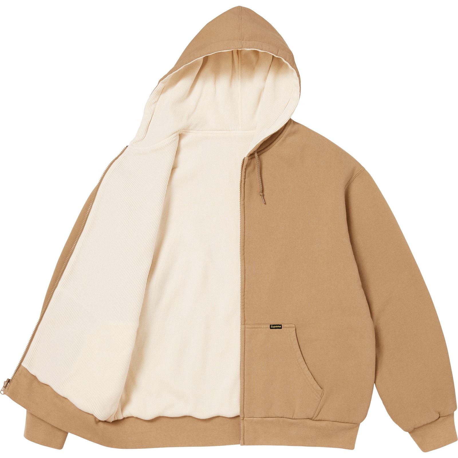 Reversible Work Zip Up Hooded Sweatshirt