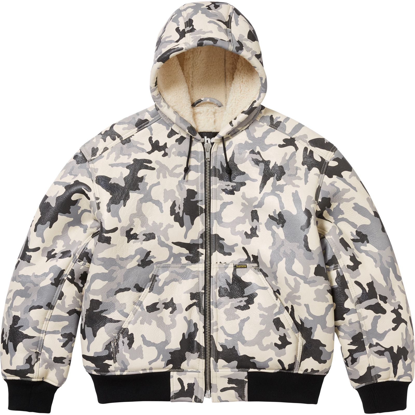 Supreme®/Schott® Shearling Hooded Work Jacket