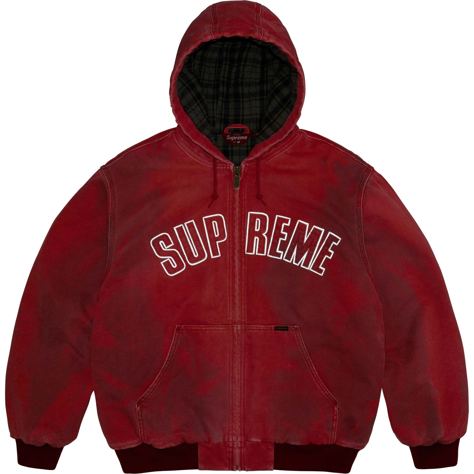 Reflective Arc Hooded Work Jacket