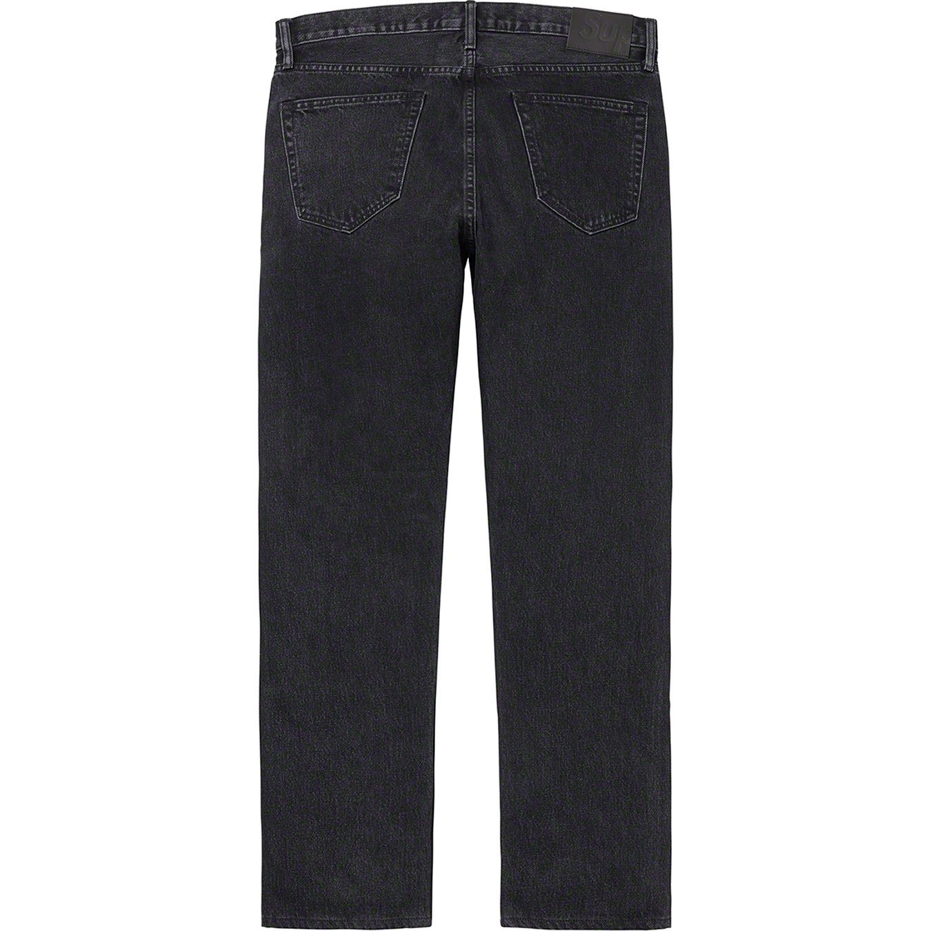 Stone Washed Black Slim Jean