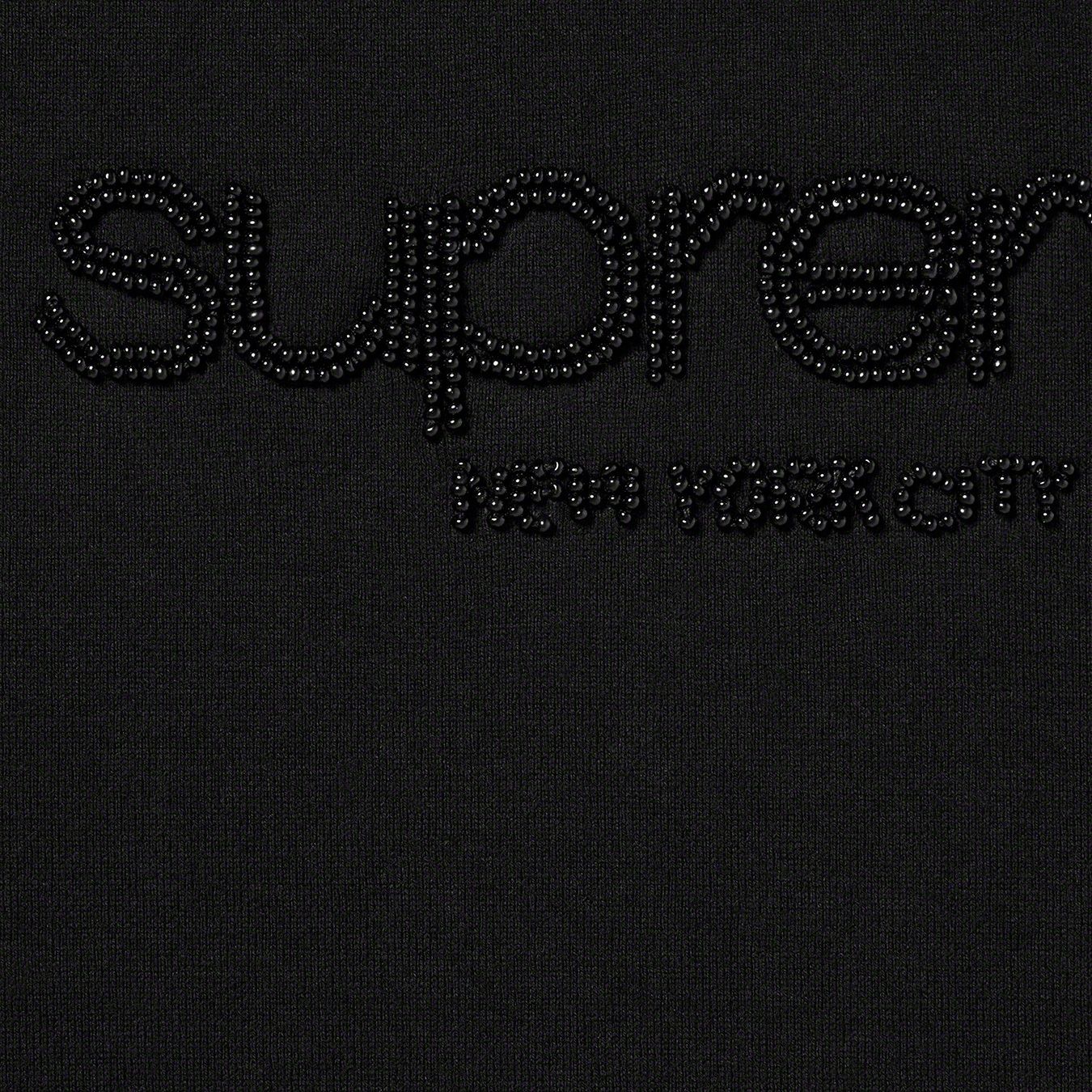 Beaded Logo S/S Top