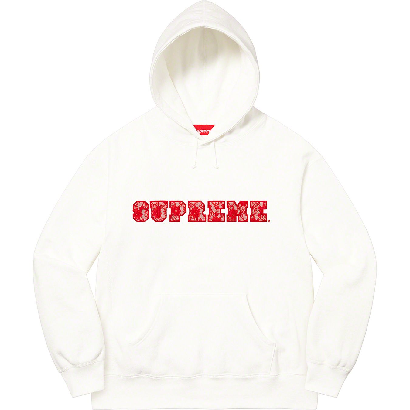 Lace Hooded Sweatshirt