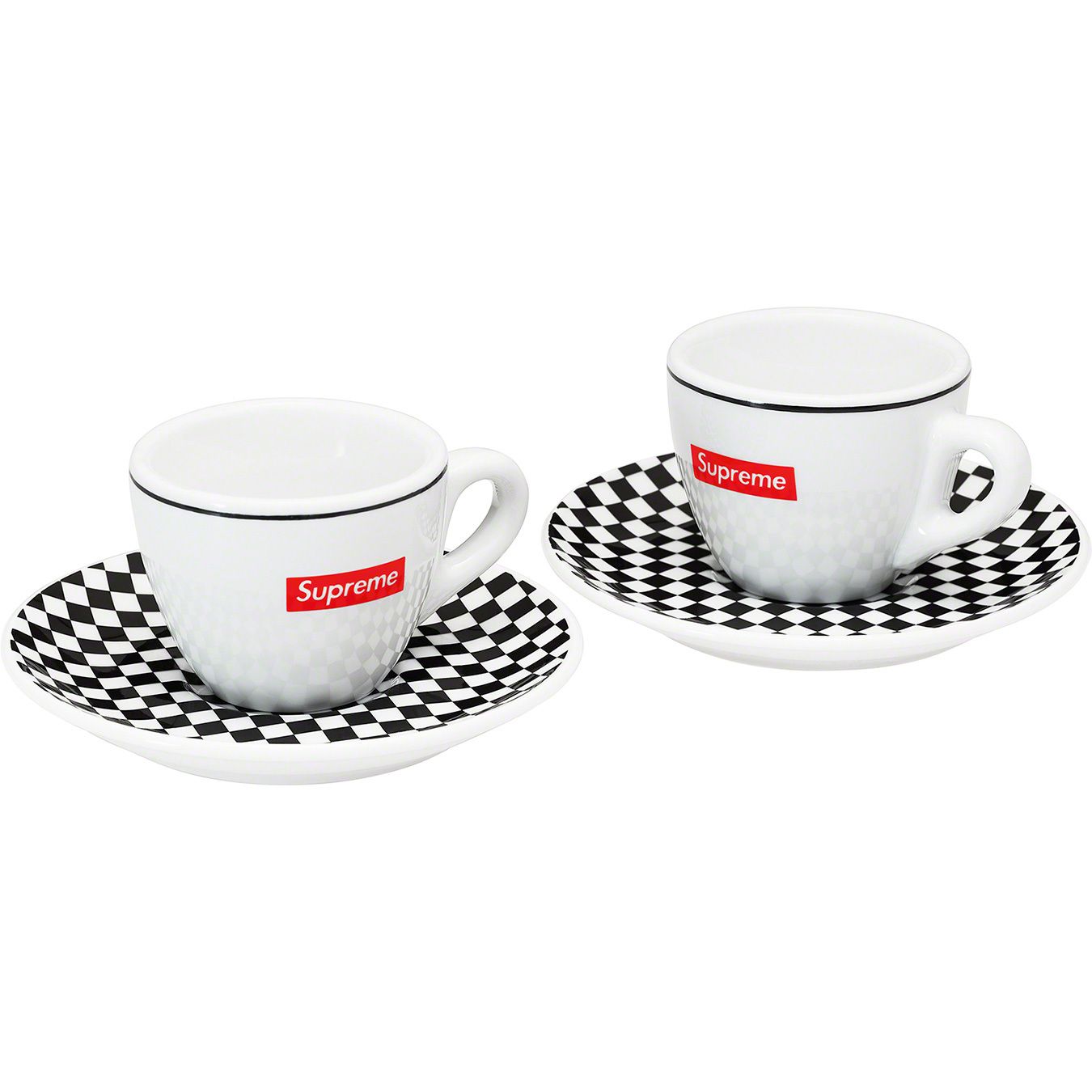 Supreme®/IPA Porcellane Aosta Espresso Set (Set of 2)
