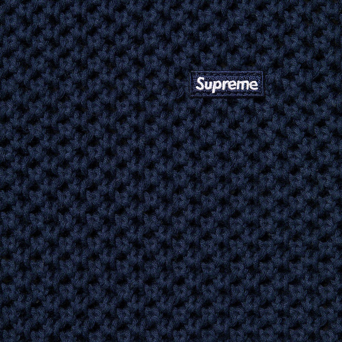 Open Knit Small Box Sweater