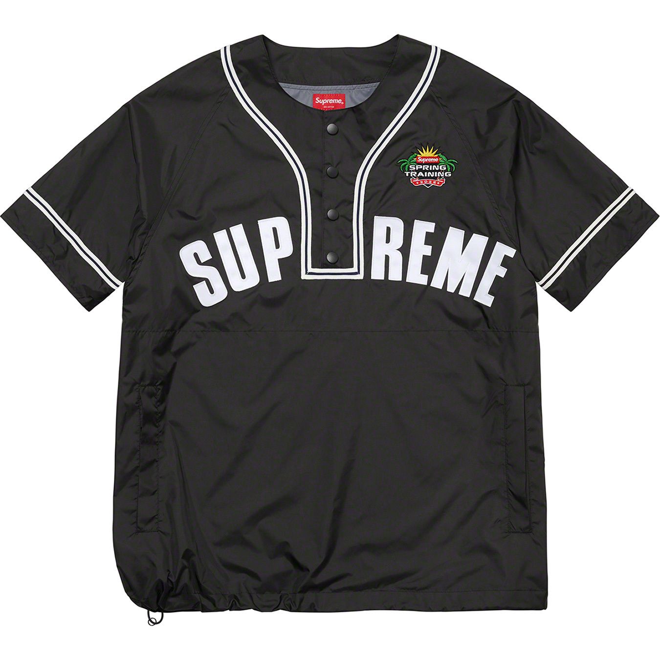 Snap-Off Sleeve L/S Baseball Top