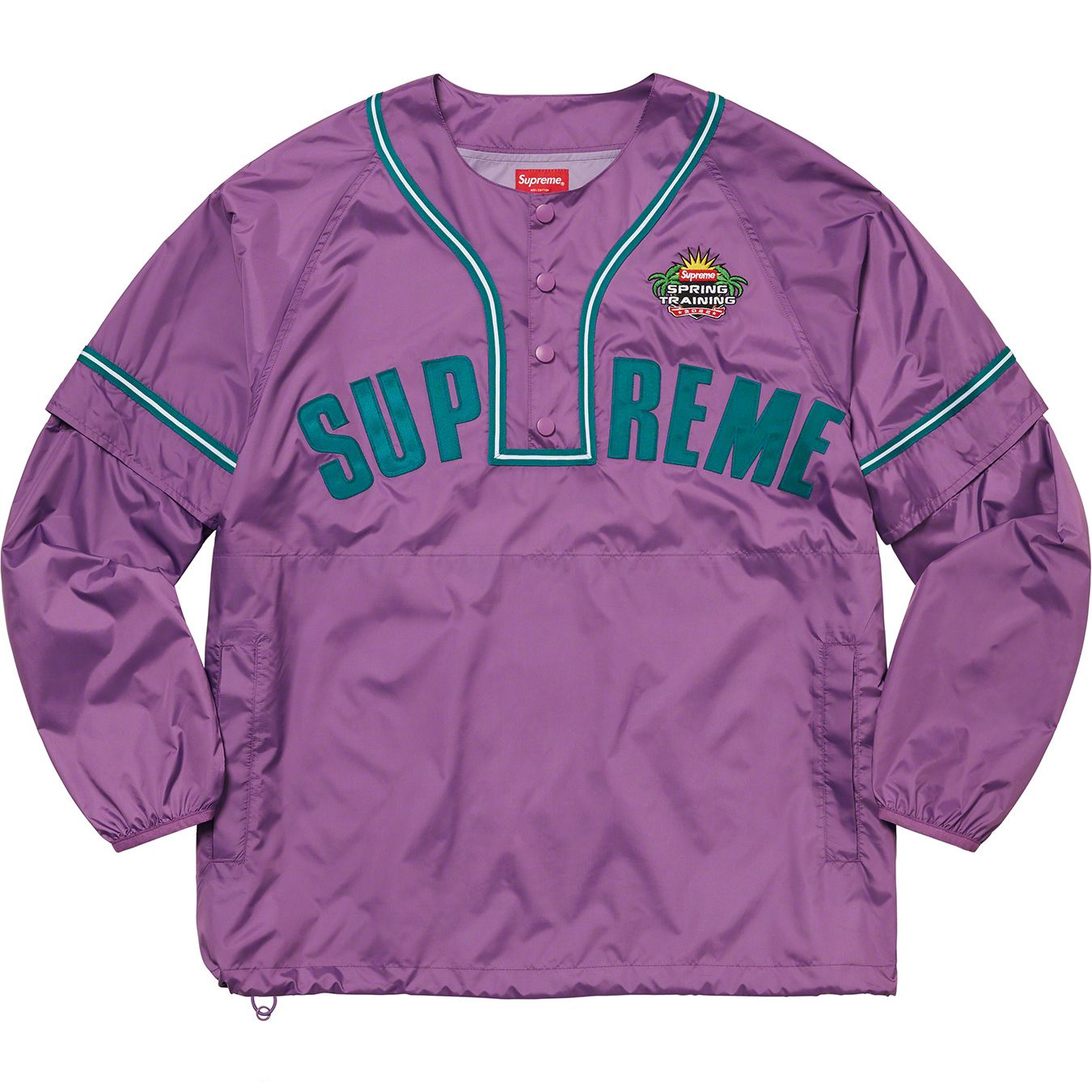 Snap-Off Sleeve L/S Baseball Top