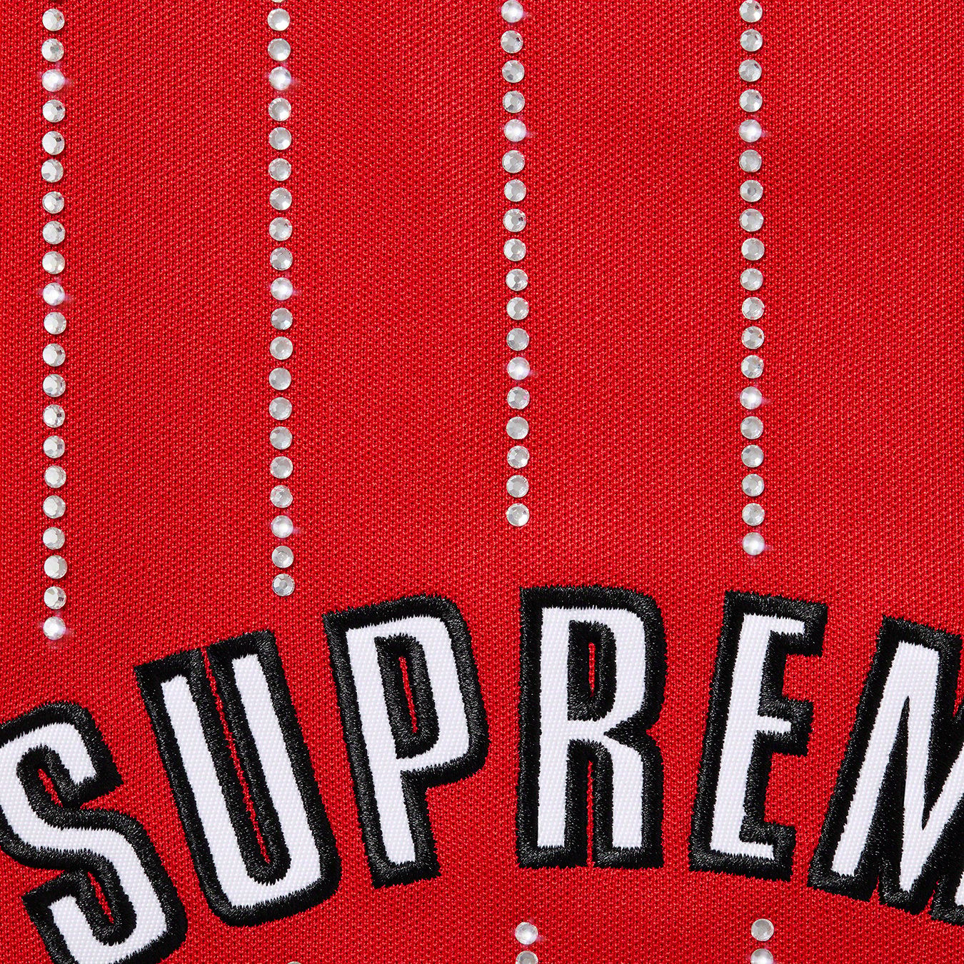 Rhinestone Stripe Basketball Short