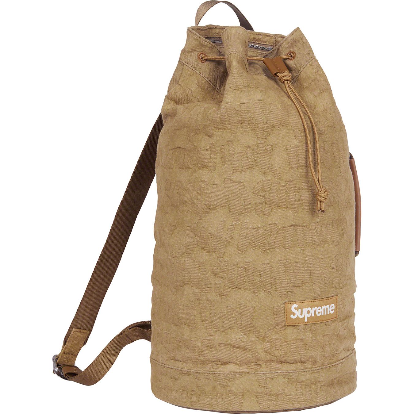Fat Tip Jacquard Denim Backpack