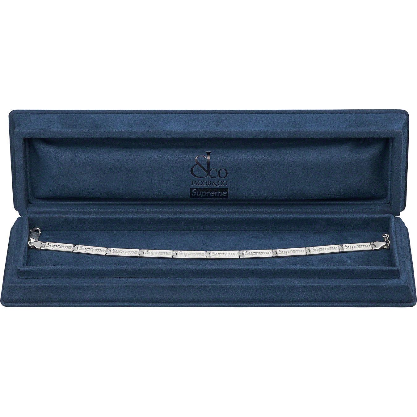 Supreme®/Jacob & Co Logo Link Bracelet