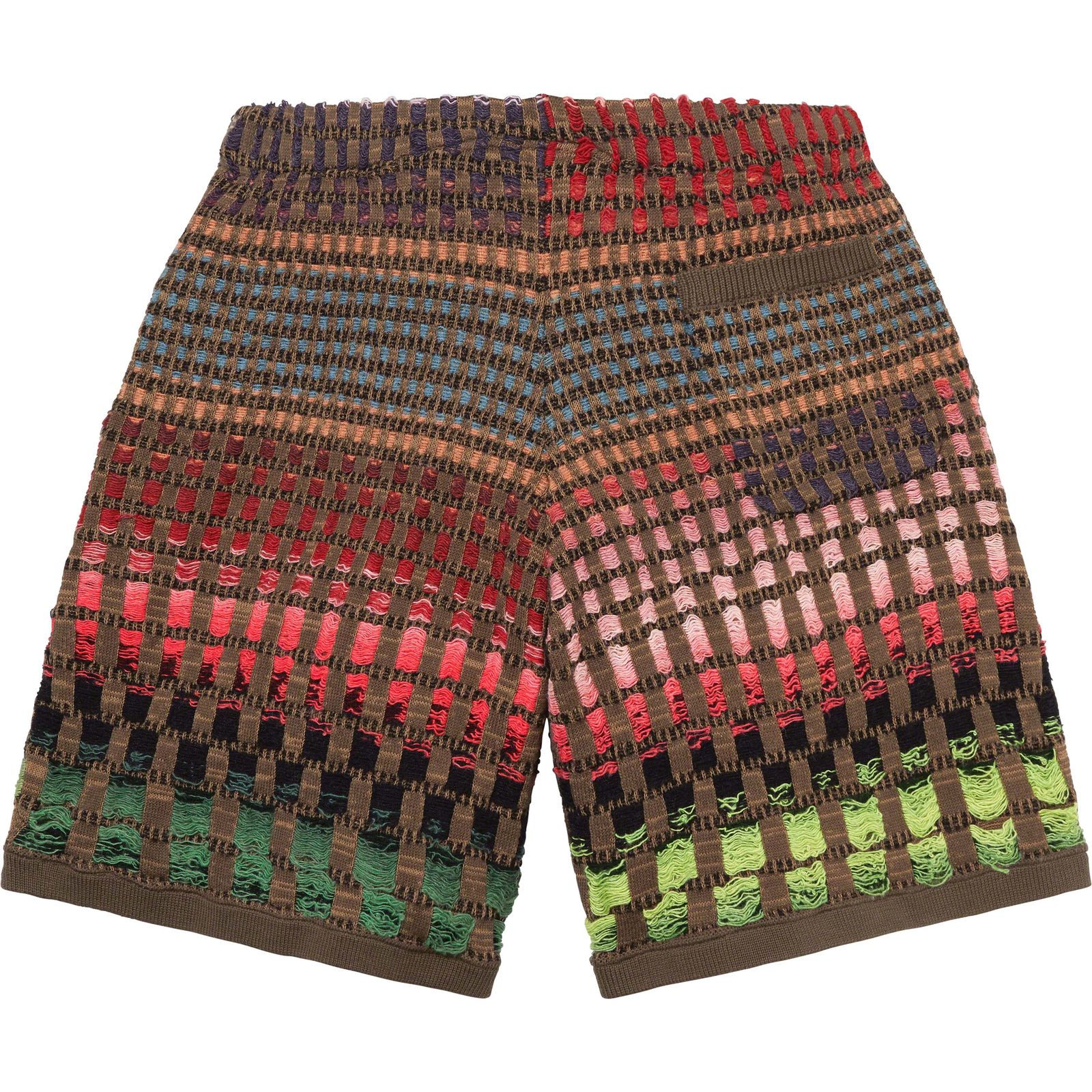 Gradient Grid Knit Short