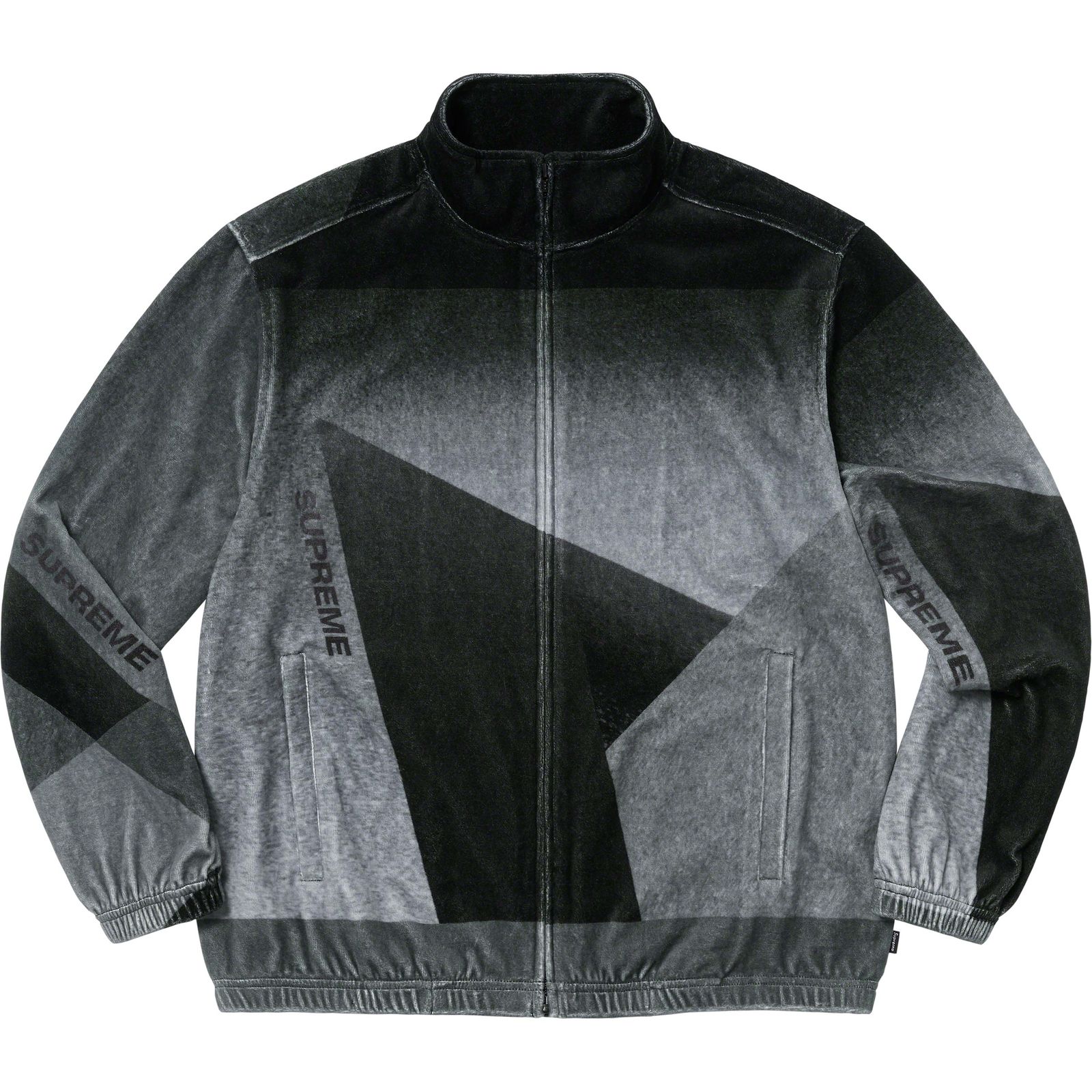 Geo Velour Track Jacket