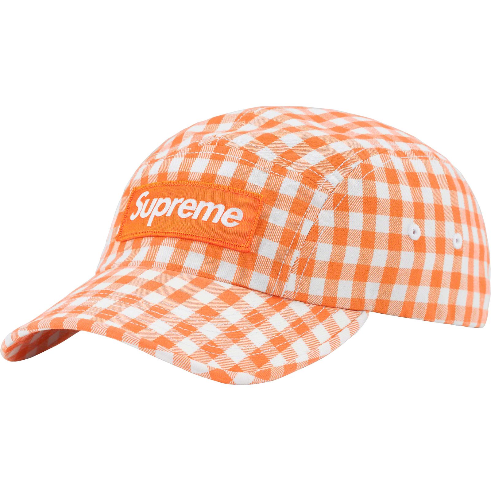 Gingham Camp Cap