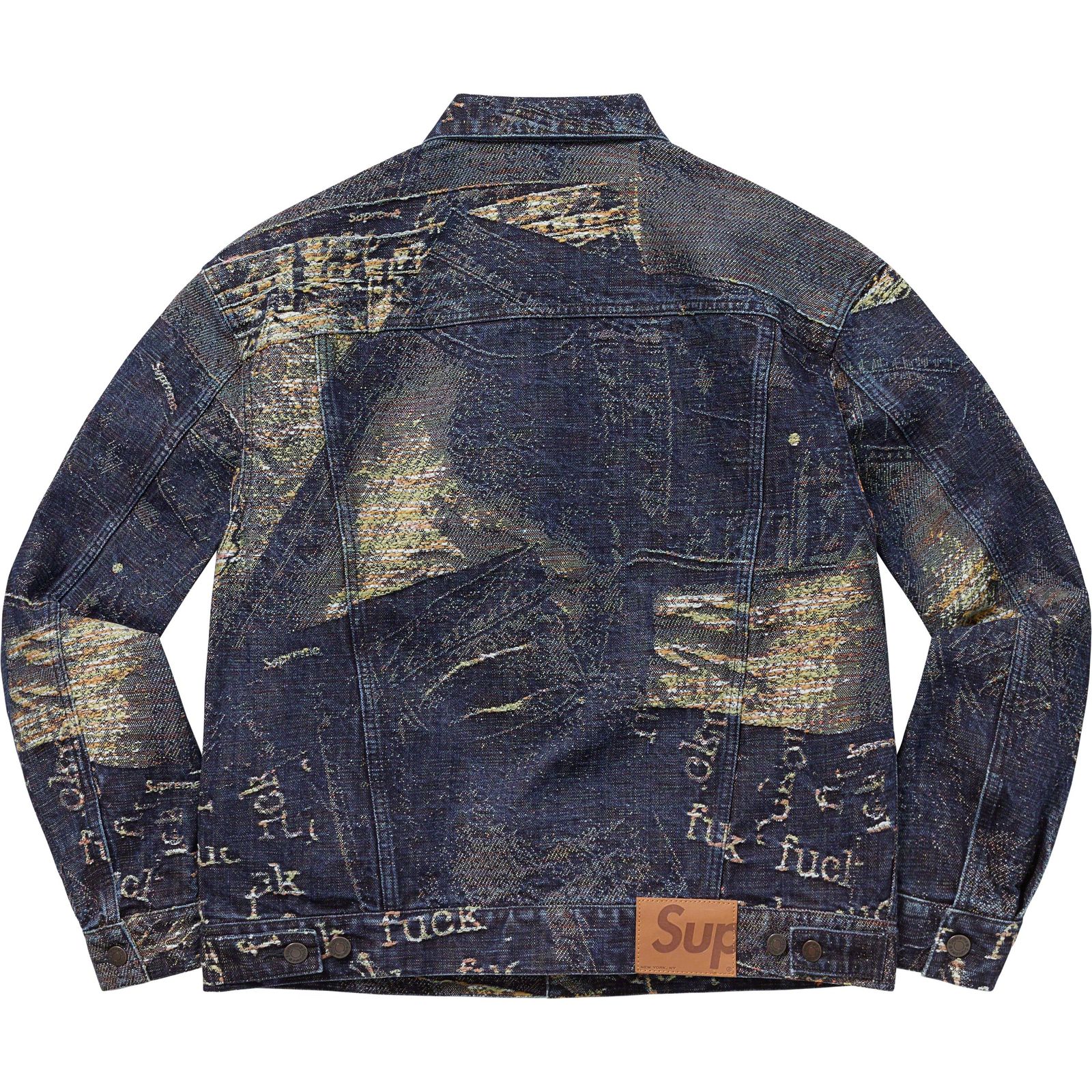 Archive Denim Jacquard Trucker Jacket