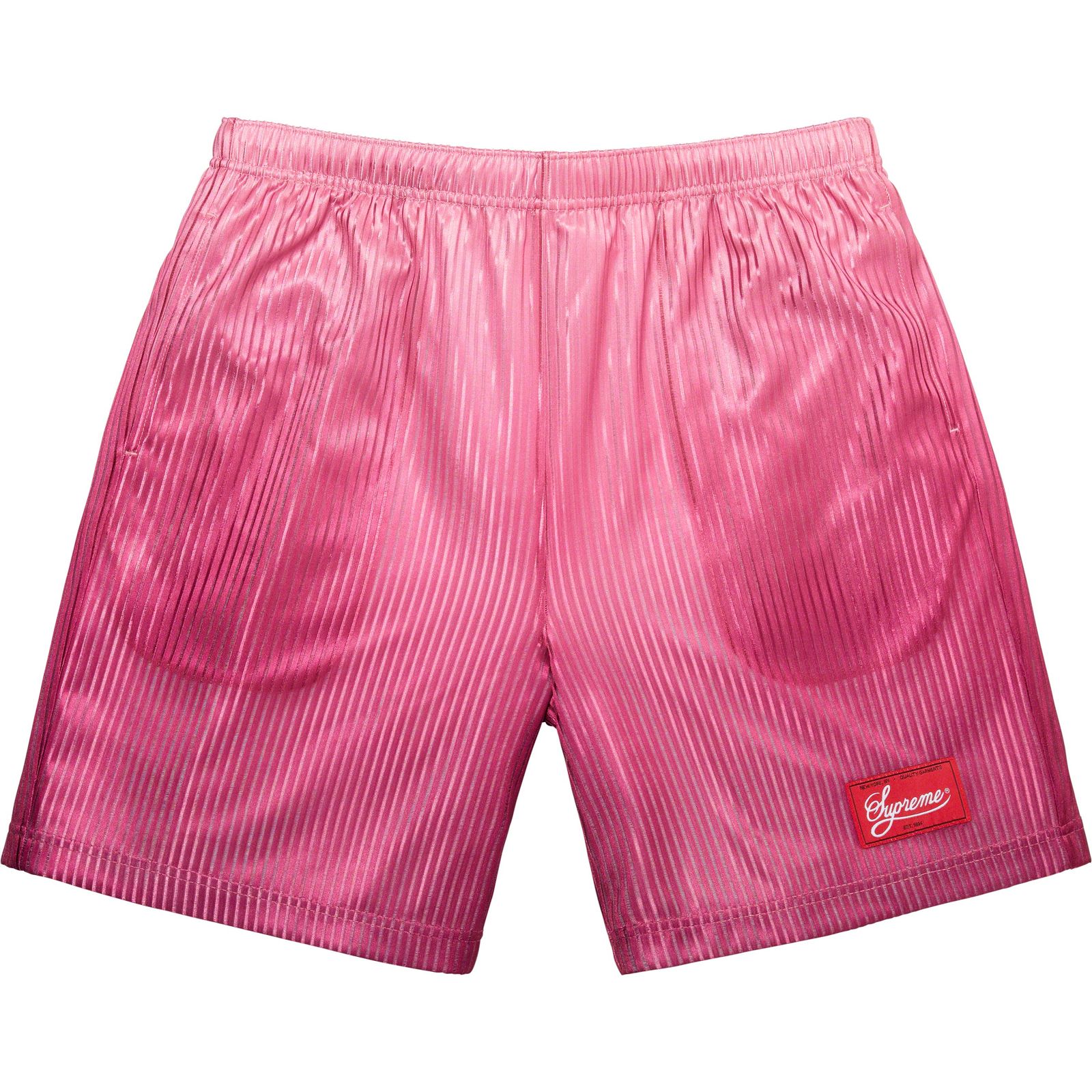 Gradient Mesh Stripe Baggy Short