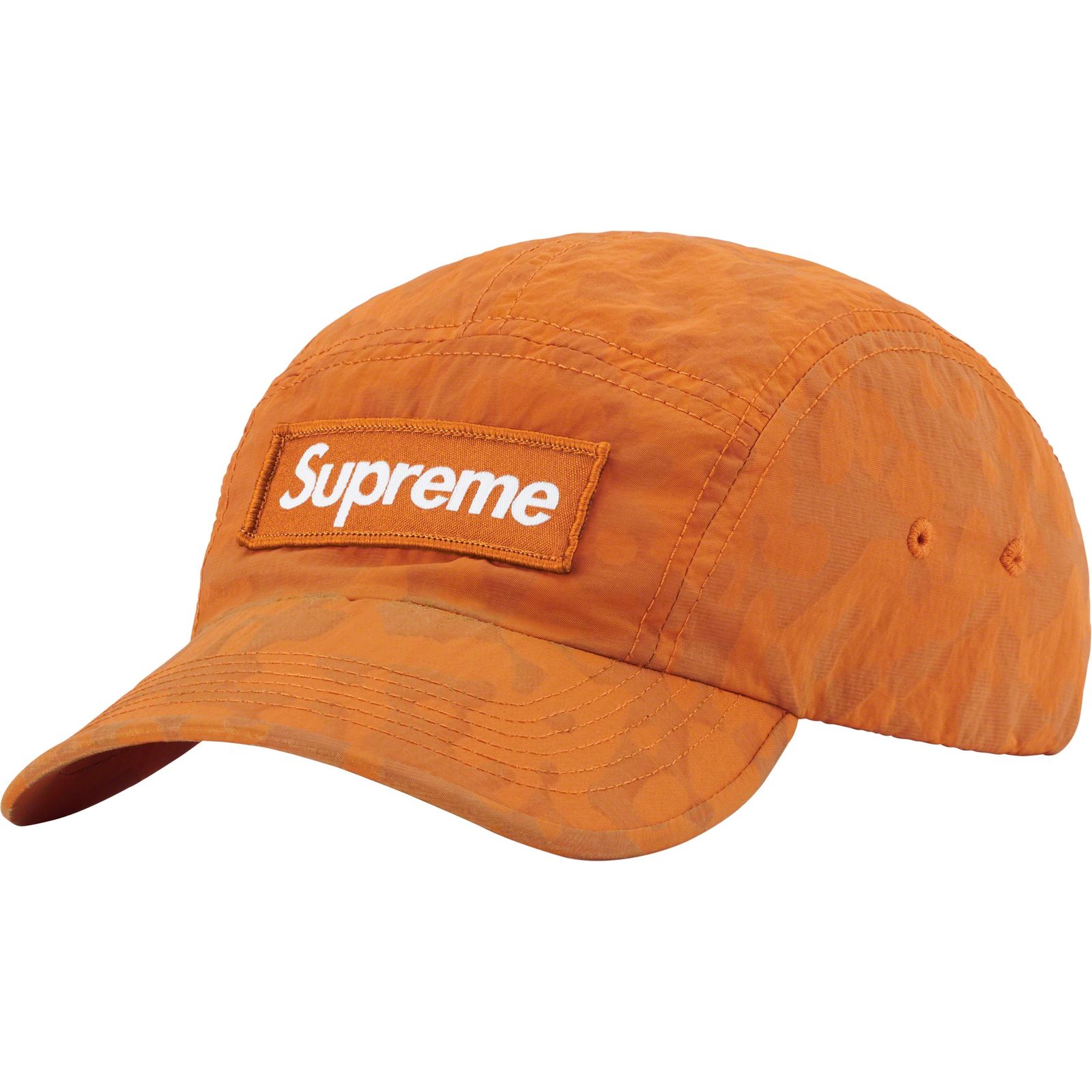 Overdyed Camo Nylon Camp Cap