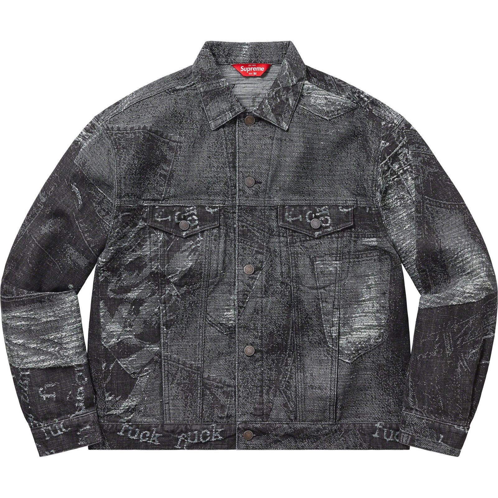 Archive Denim Jacquard Trucker Jacket