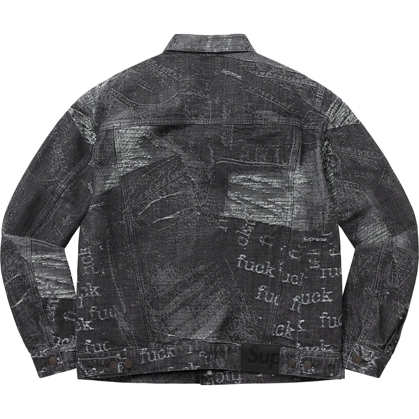 Archive Denim Jacquard Trucker Jacket