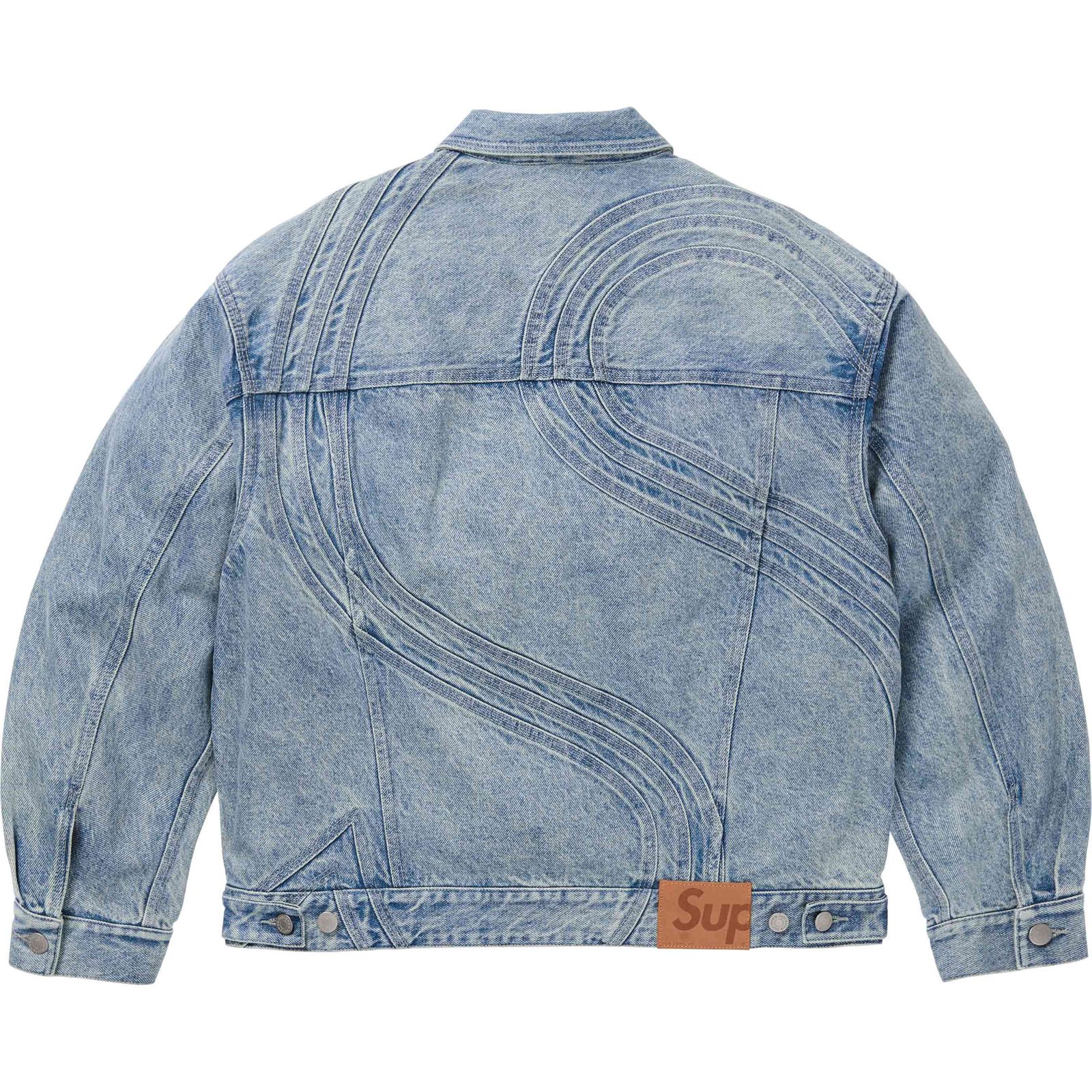 S Logo Denim Trucker Jacket
