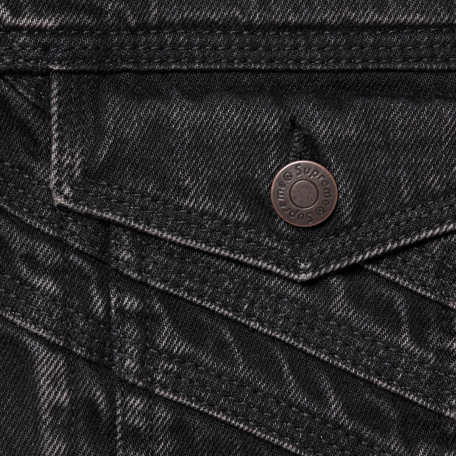 S Logo Denim Trucker Jacket