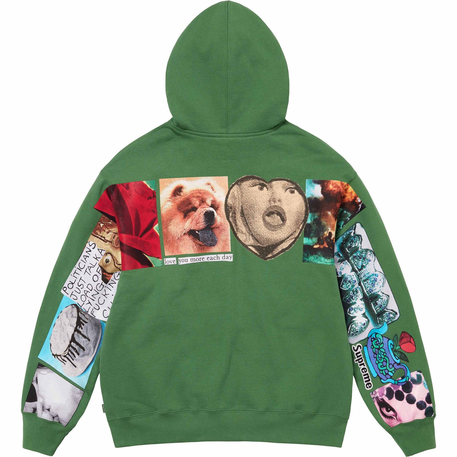Spread Zip Up Hooded Sweatshirt