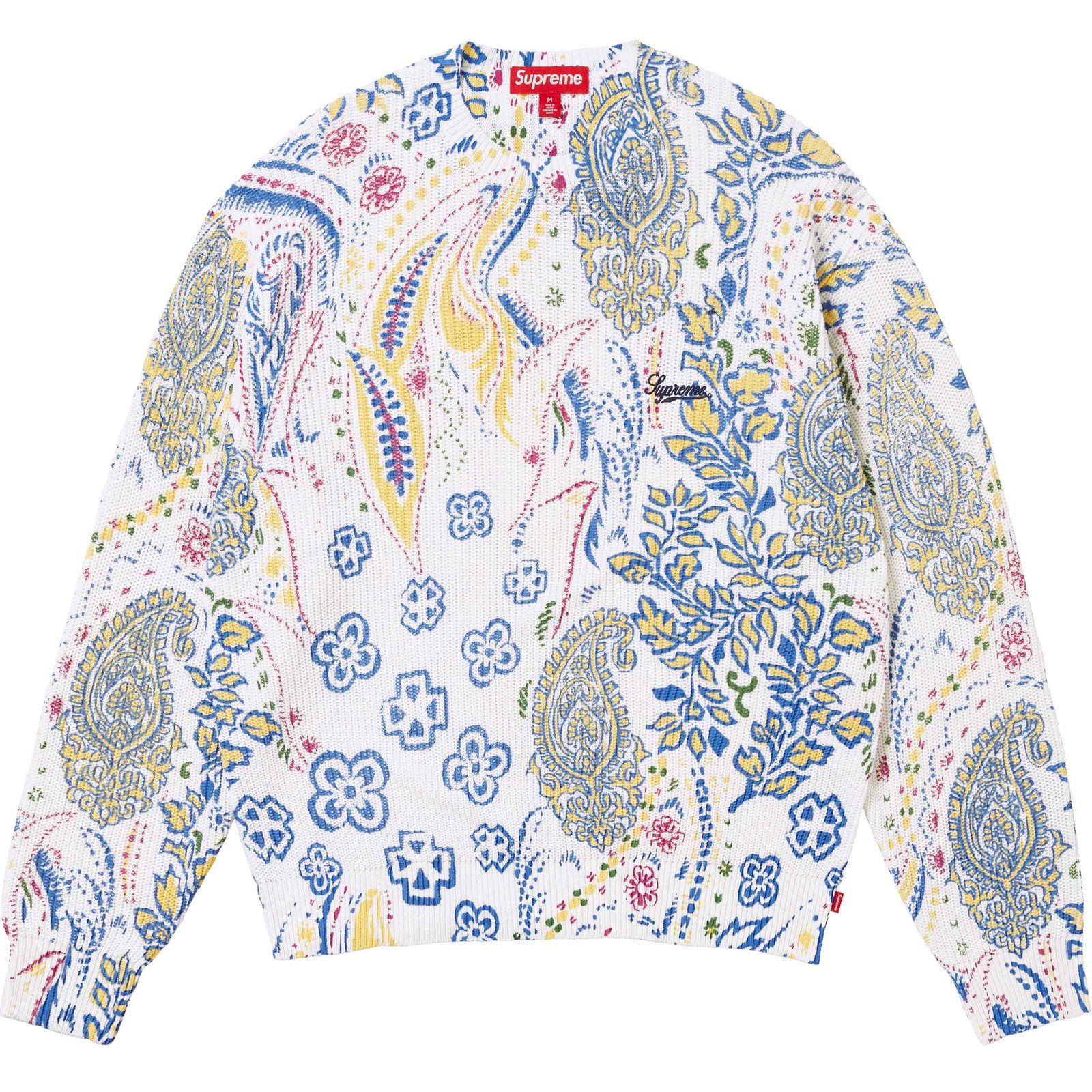 Printed Paisley Sweater