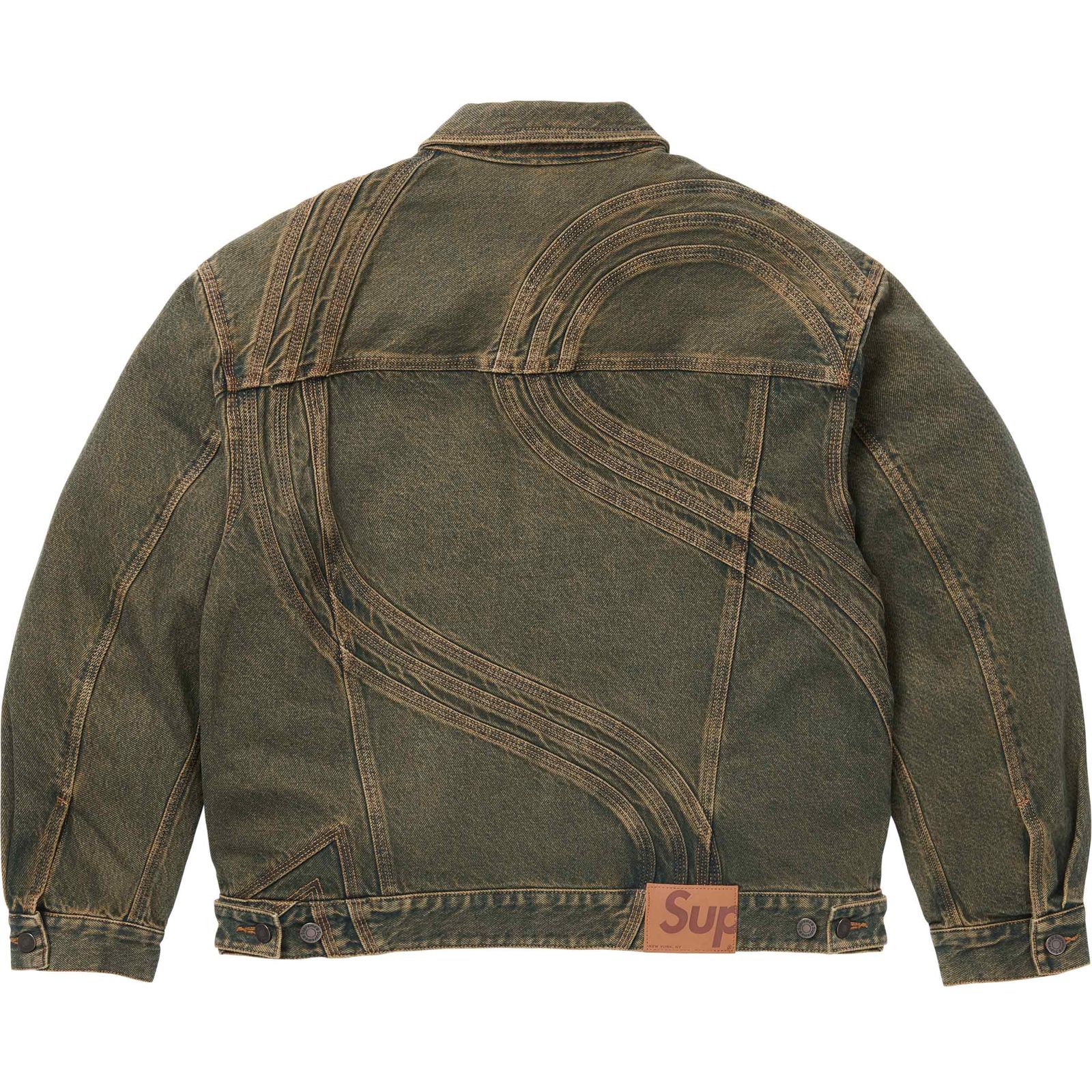 S Logo Denim Trucker Jacket