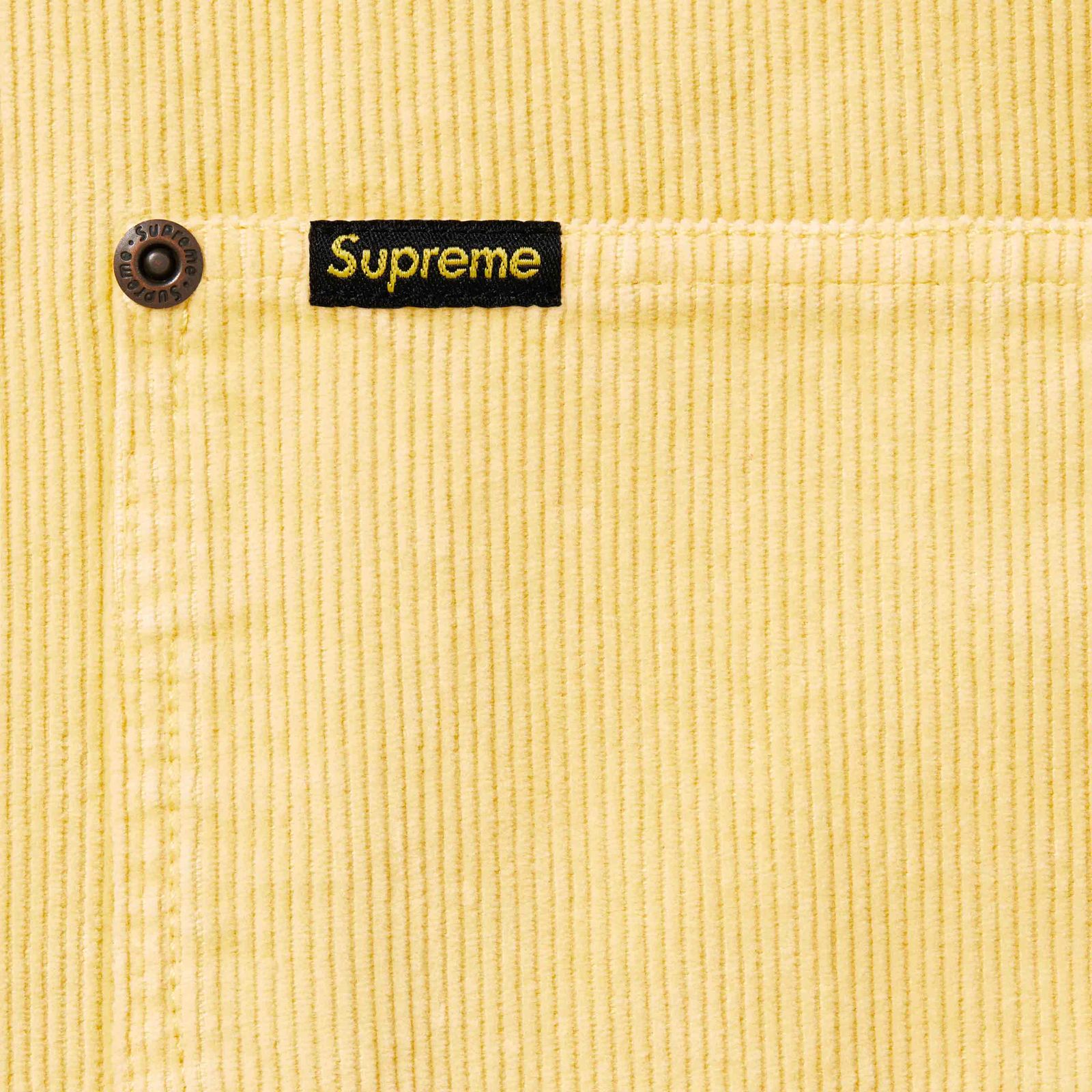 Washed Corduroy Zip Up Shirt