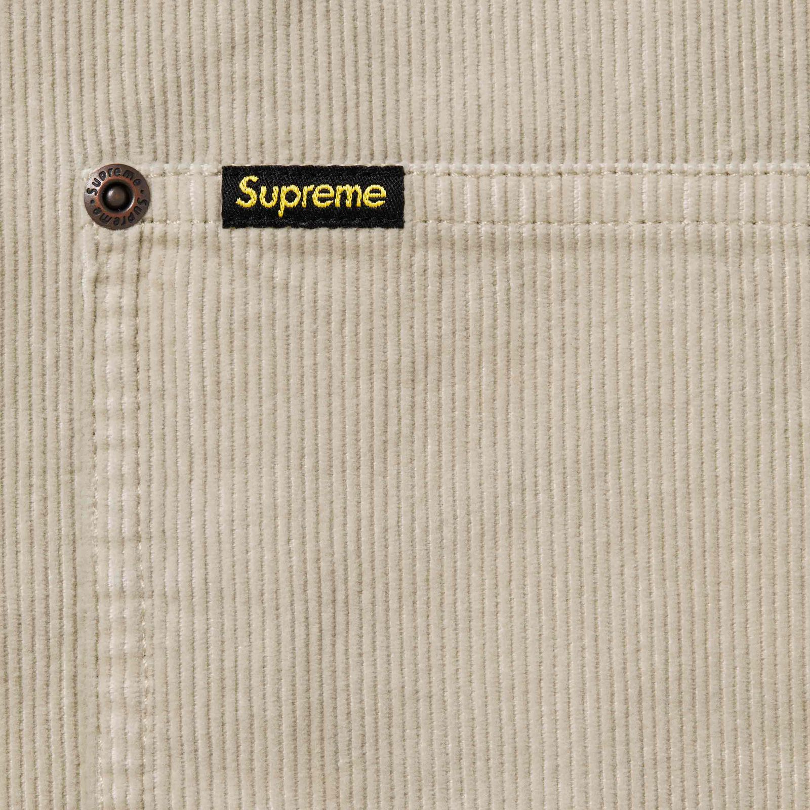 Washed Corduroy Zip Up Shirt