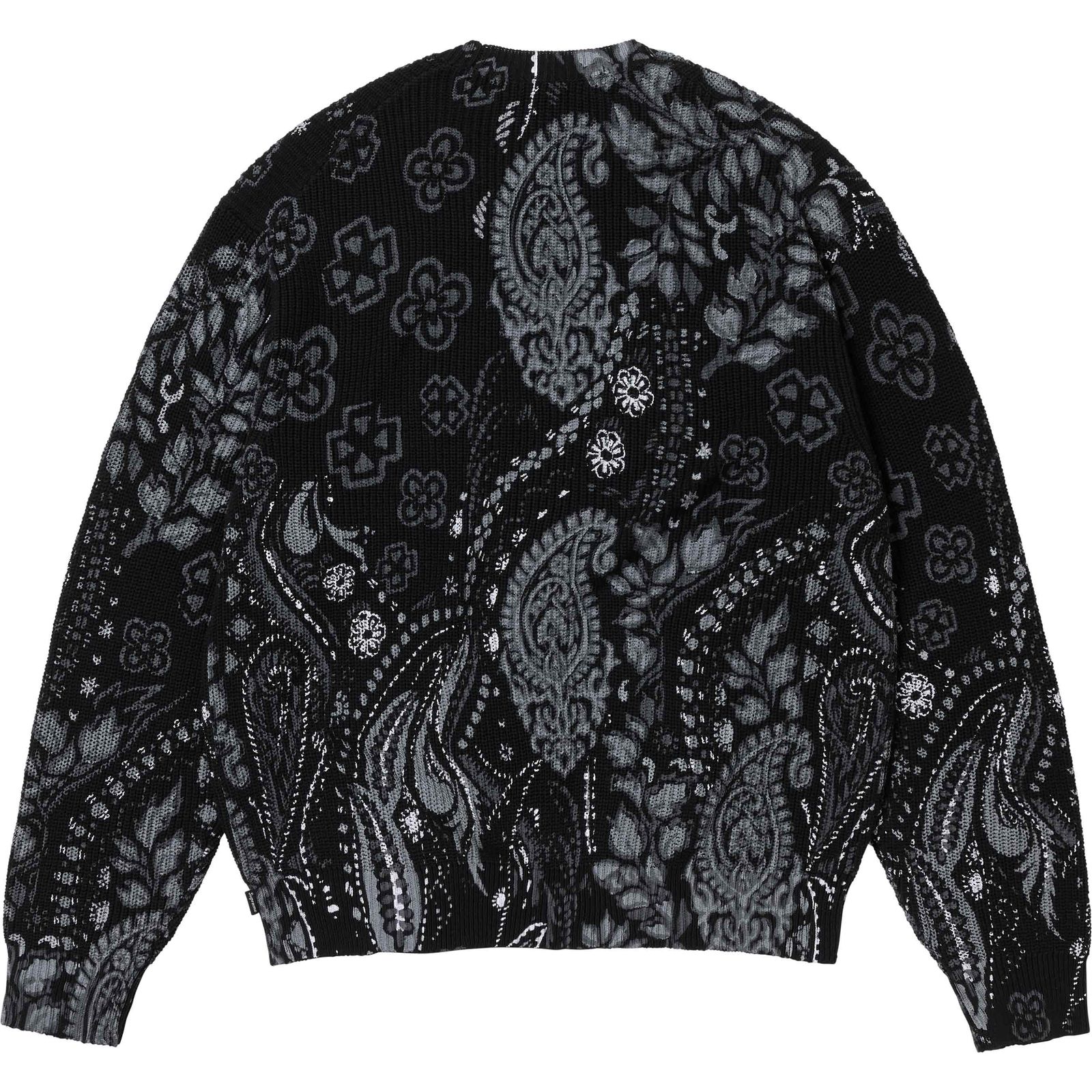 Printed Paisley Sweater