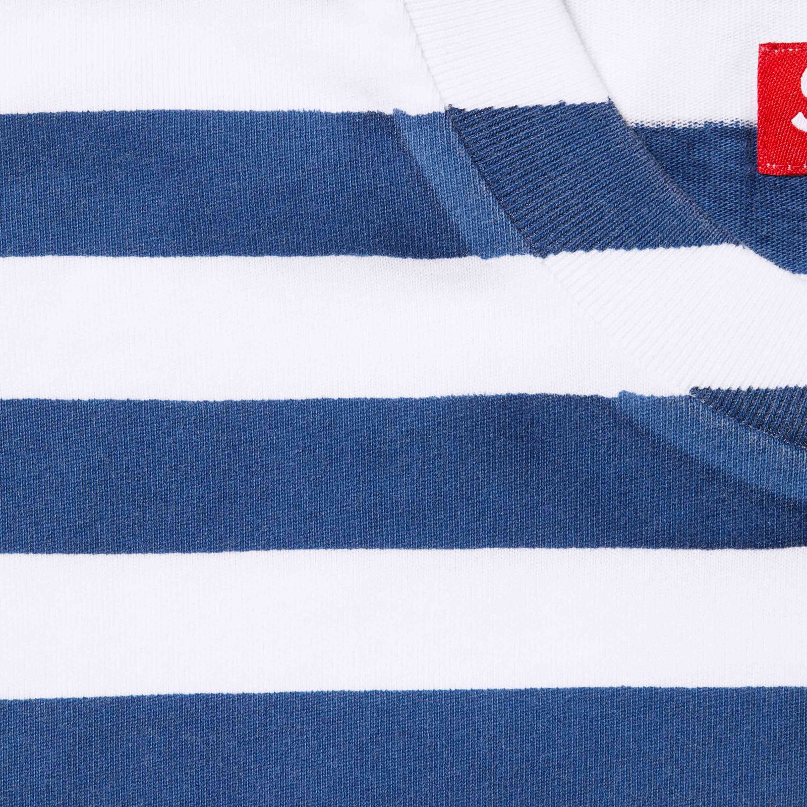 Overprint Stripe S/S Top