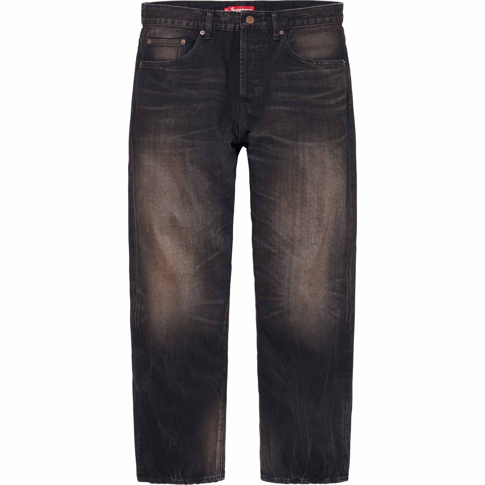 Distressed Loose Fit Selvedge Jean